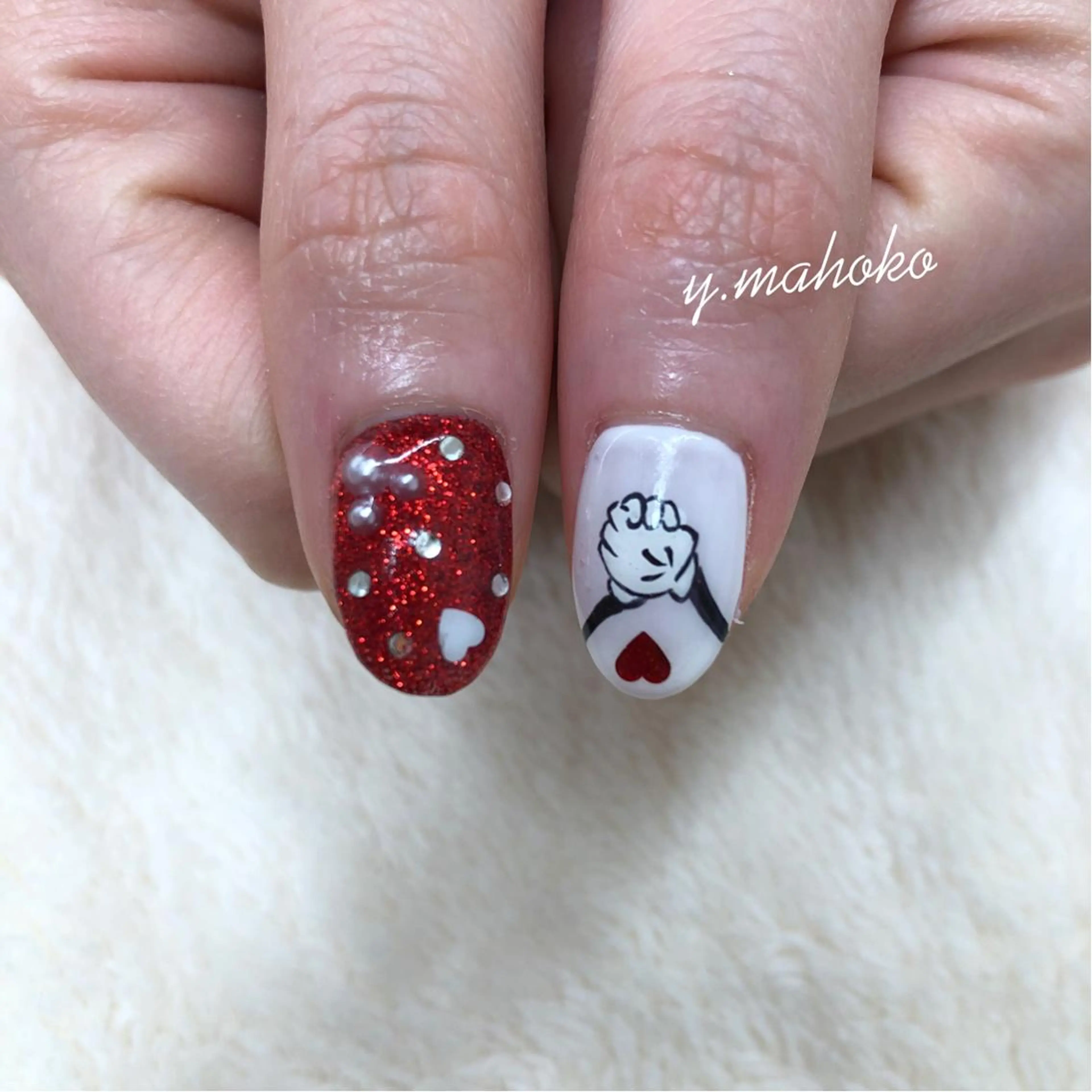 ネイル ハンドネイル She nail studio 原宿所属・パラジェル有/ スカルプ/mahoのネイルデザイン