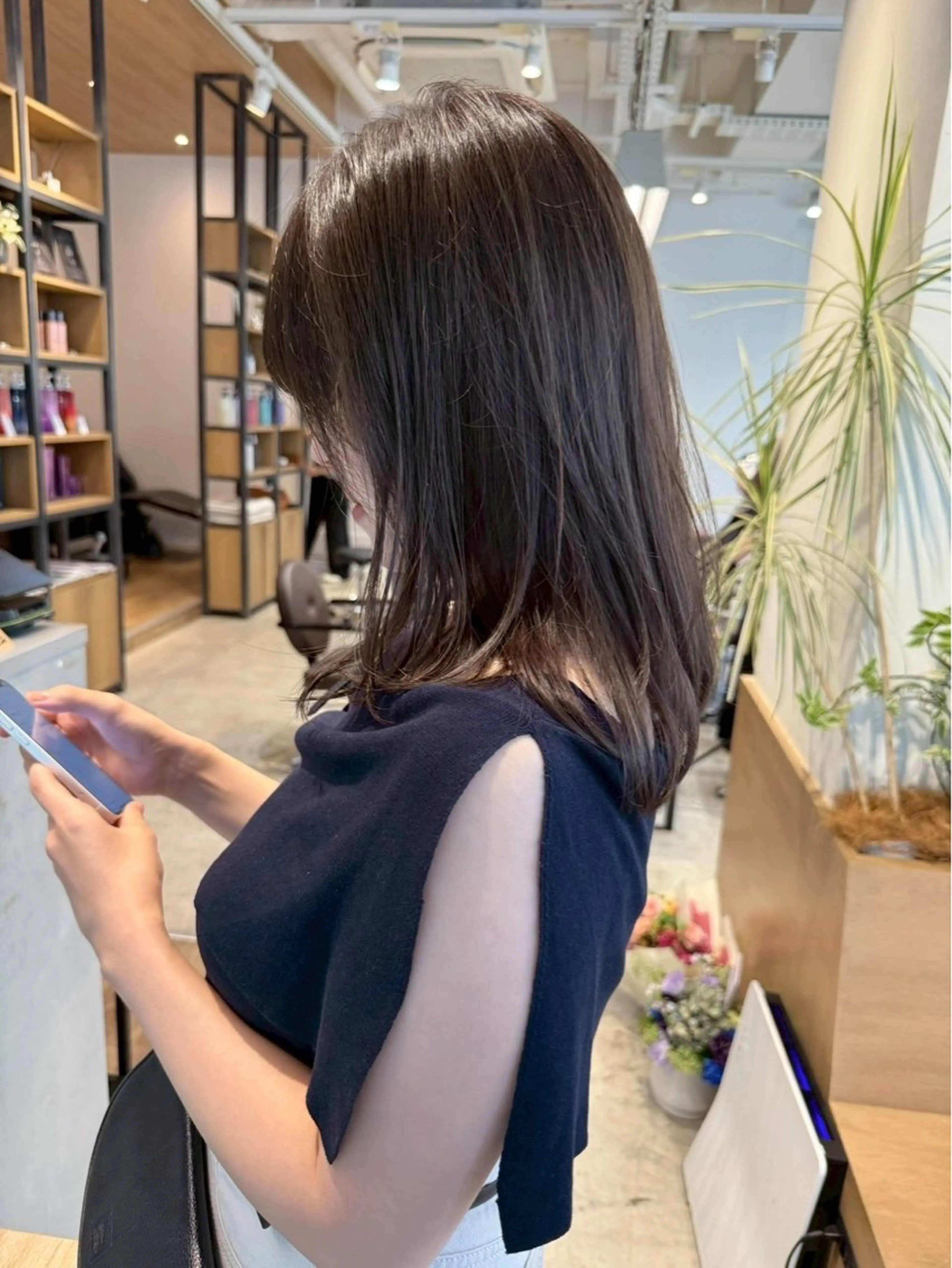 ロング ヘアカラー 表参道SHEA Am iのヘアスタイル