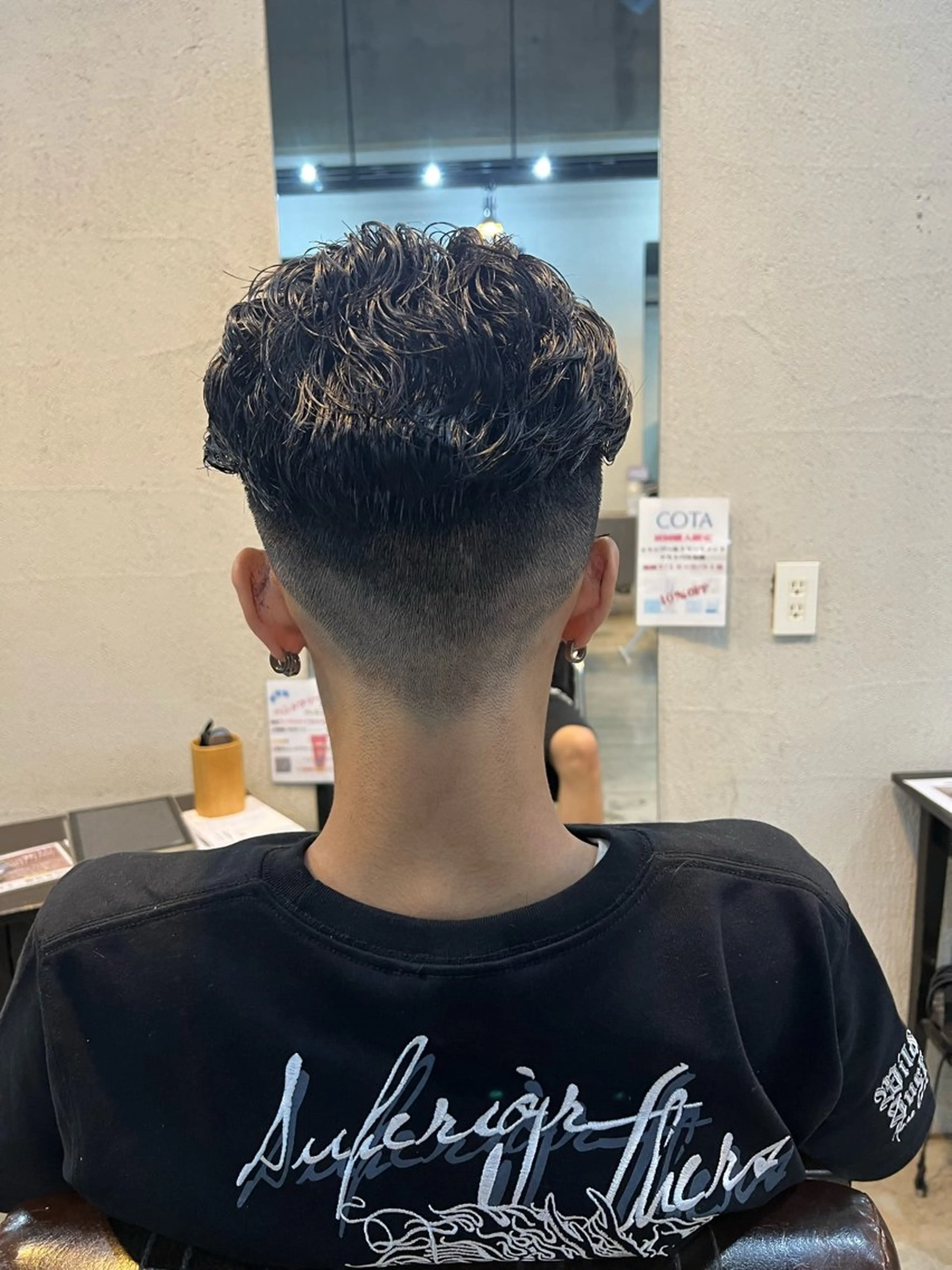 ショート パーマ メンズ メンズパーマ Men's NAM 八角のヘアスタイル