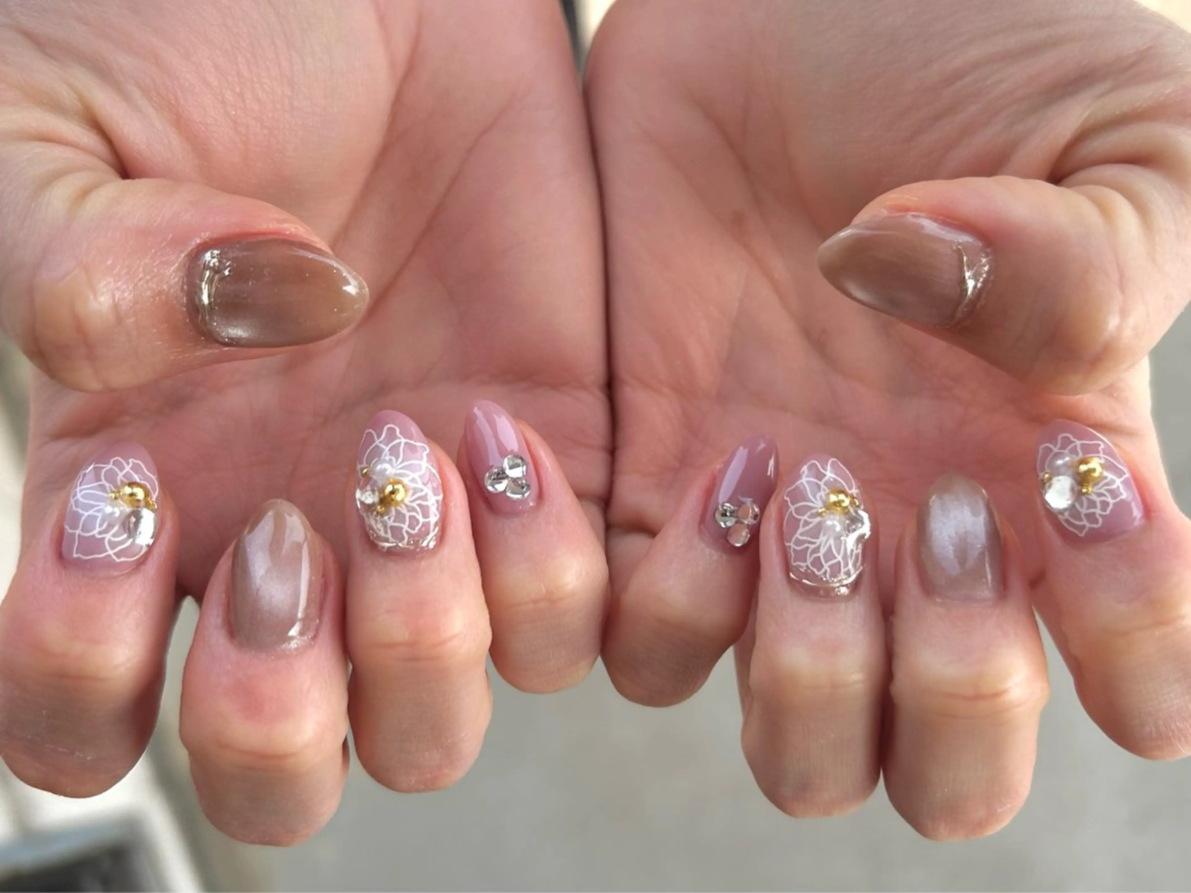 ネイル ハンドネイル ArcoIris所属・Arco Iris 告瑠莉のネイルデザイン