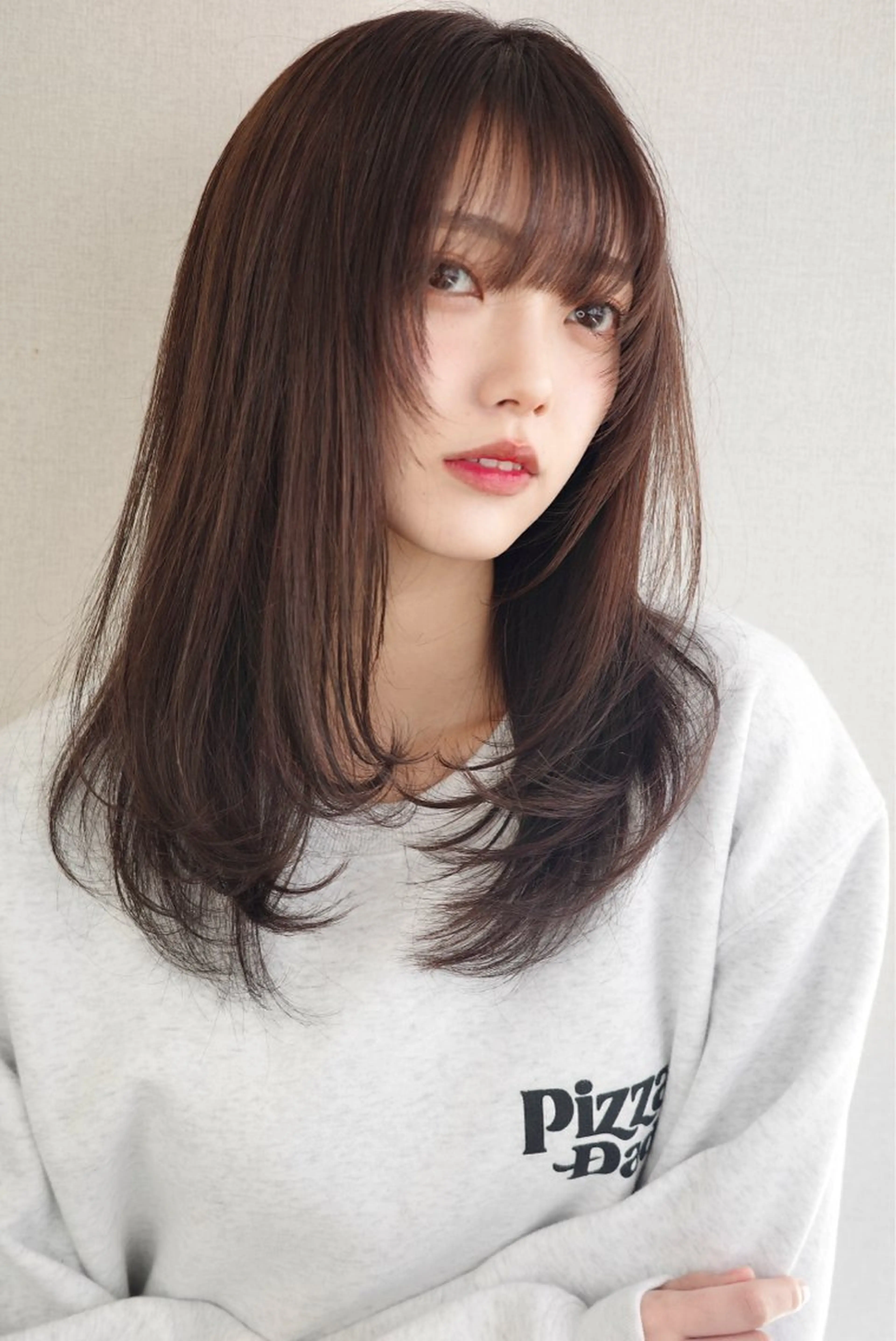 セミロング カラー レイヤーカット ✨上品レディーなヘア スタイルへ✨髙木諒也のヘアスタイル