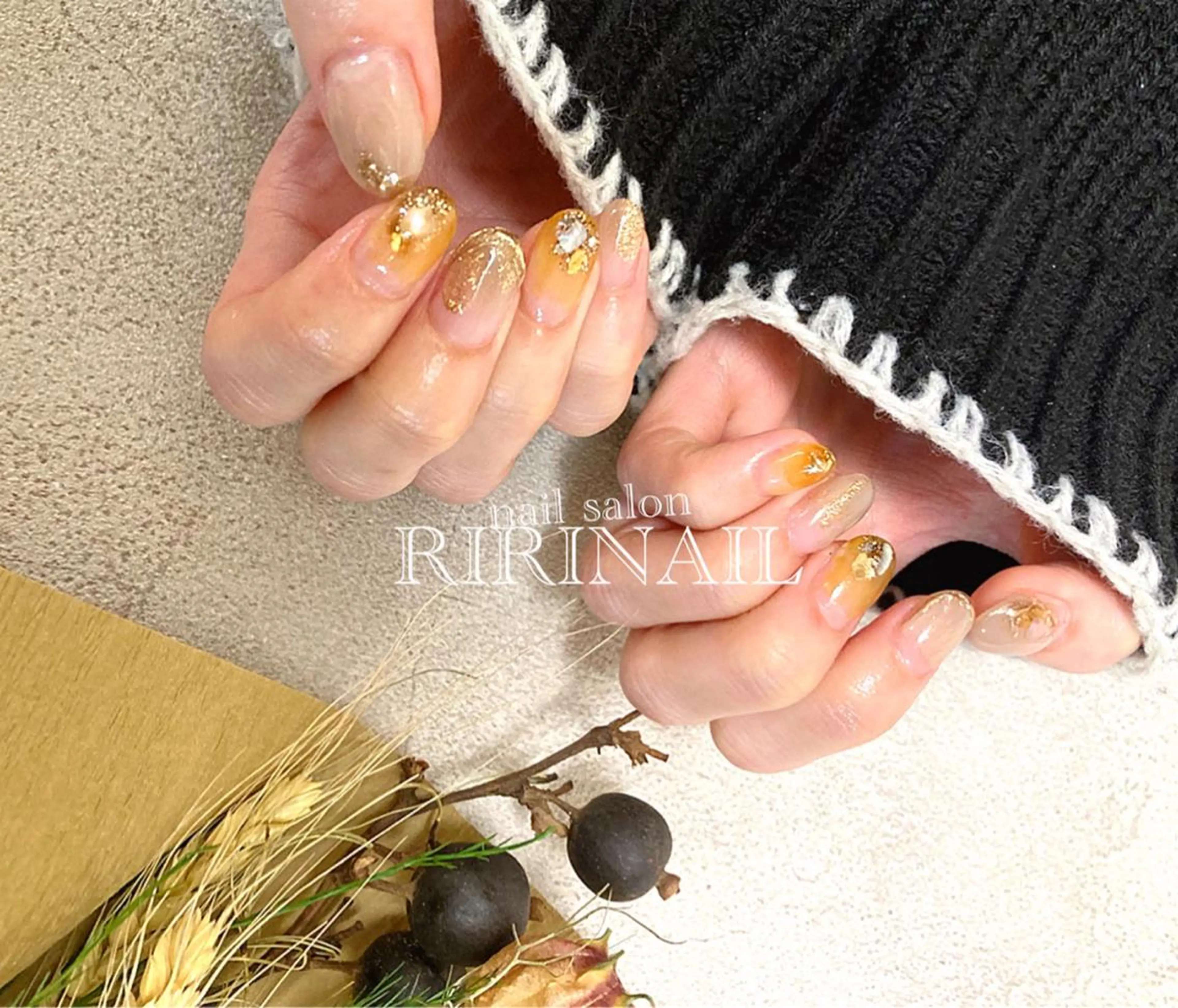 ネイル 持ち込み ニュアンスネイル RIRI NAIL♡のネイルデザイン