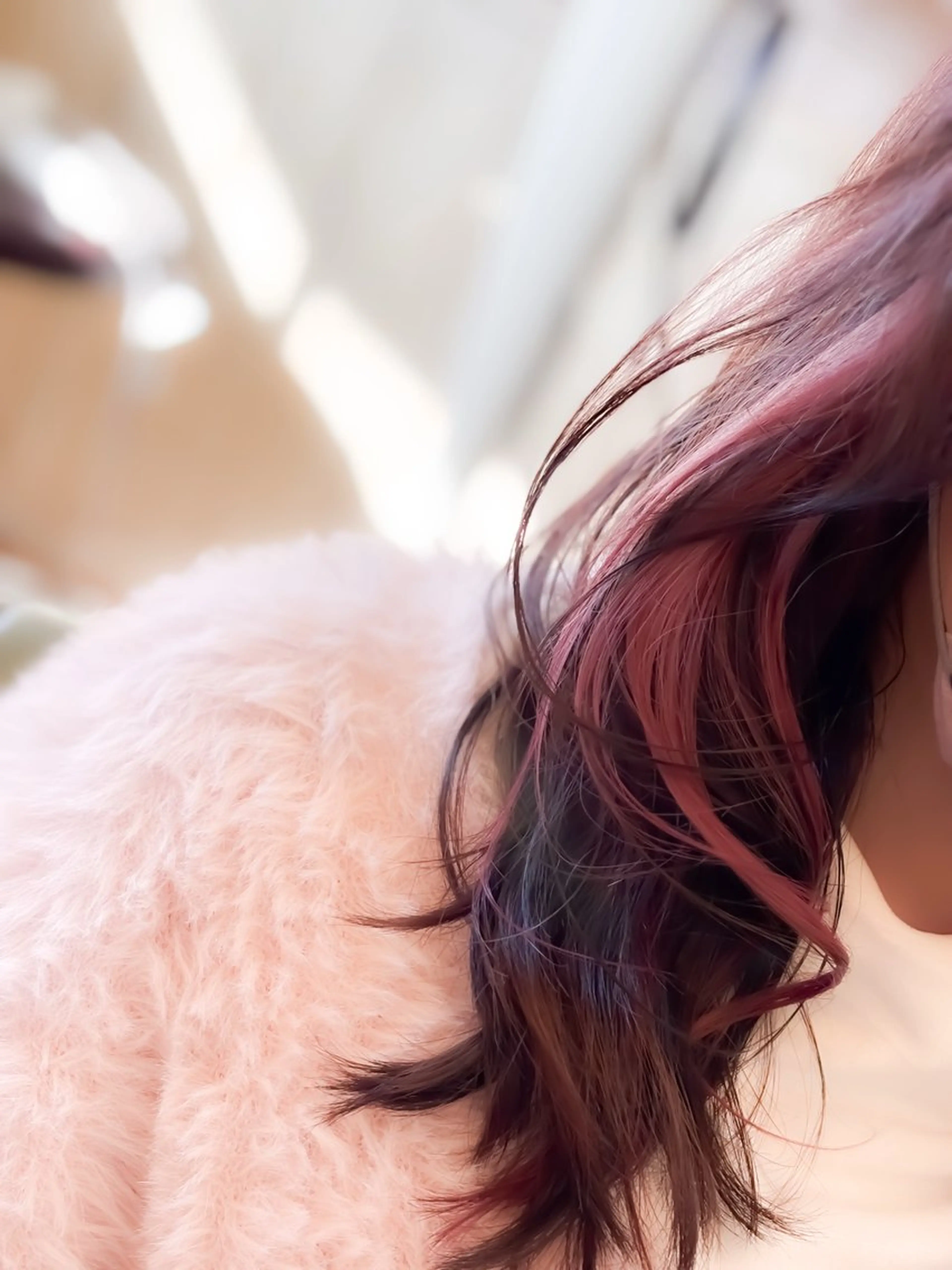 ミディアム 加藤 彩のヘアスタイル