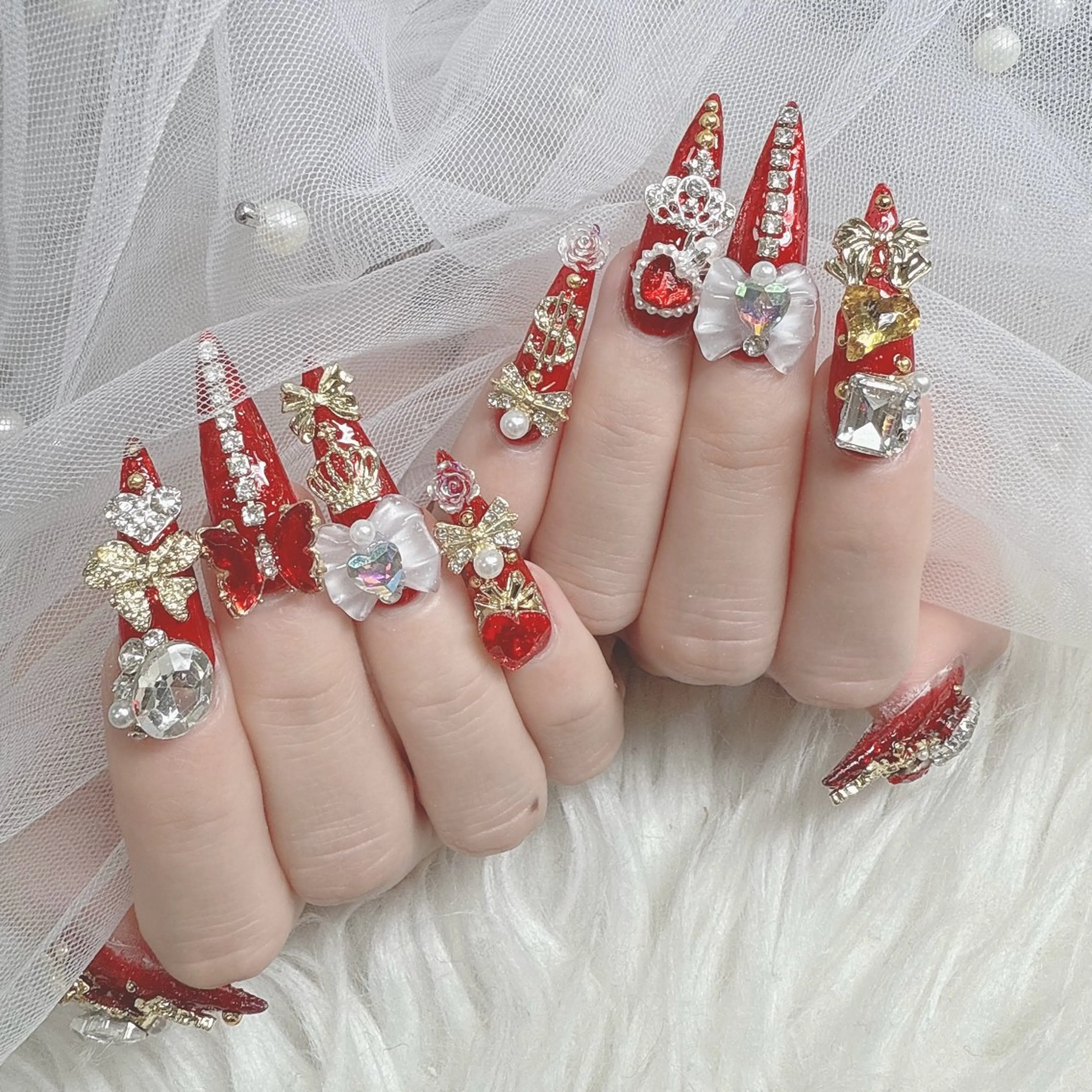 ネイル フットネイル フレンチネイル グラデーション 韓国ネイル ロングネイル ハンドネイル Hani Nail Salonのネイルデザイン
