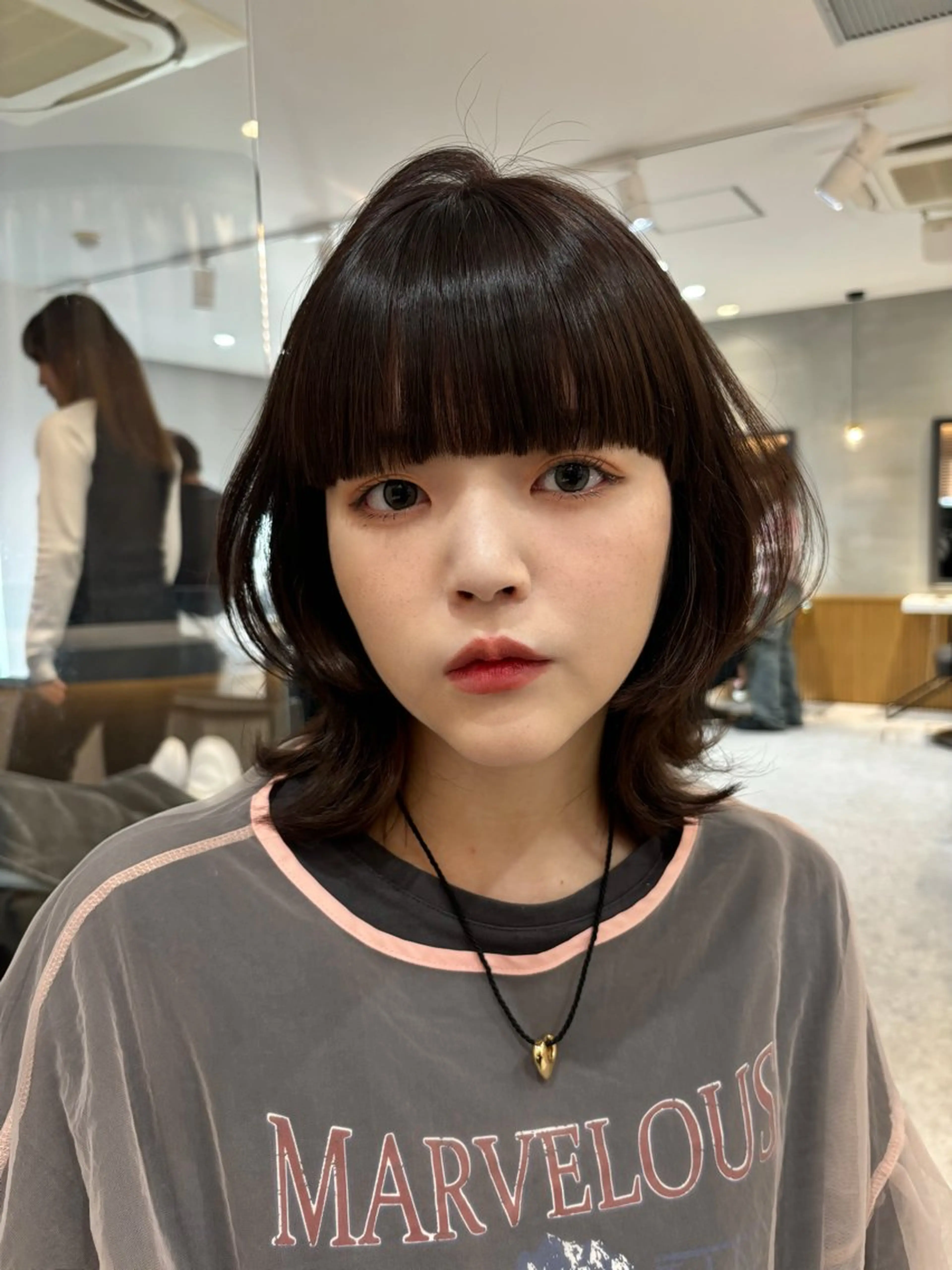 ミディアム MOMOHA/ 🍑レイヤーカットのヘアスタイル