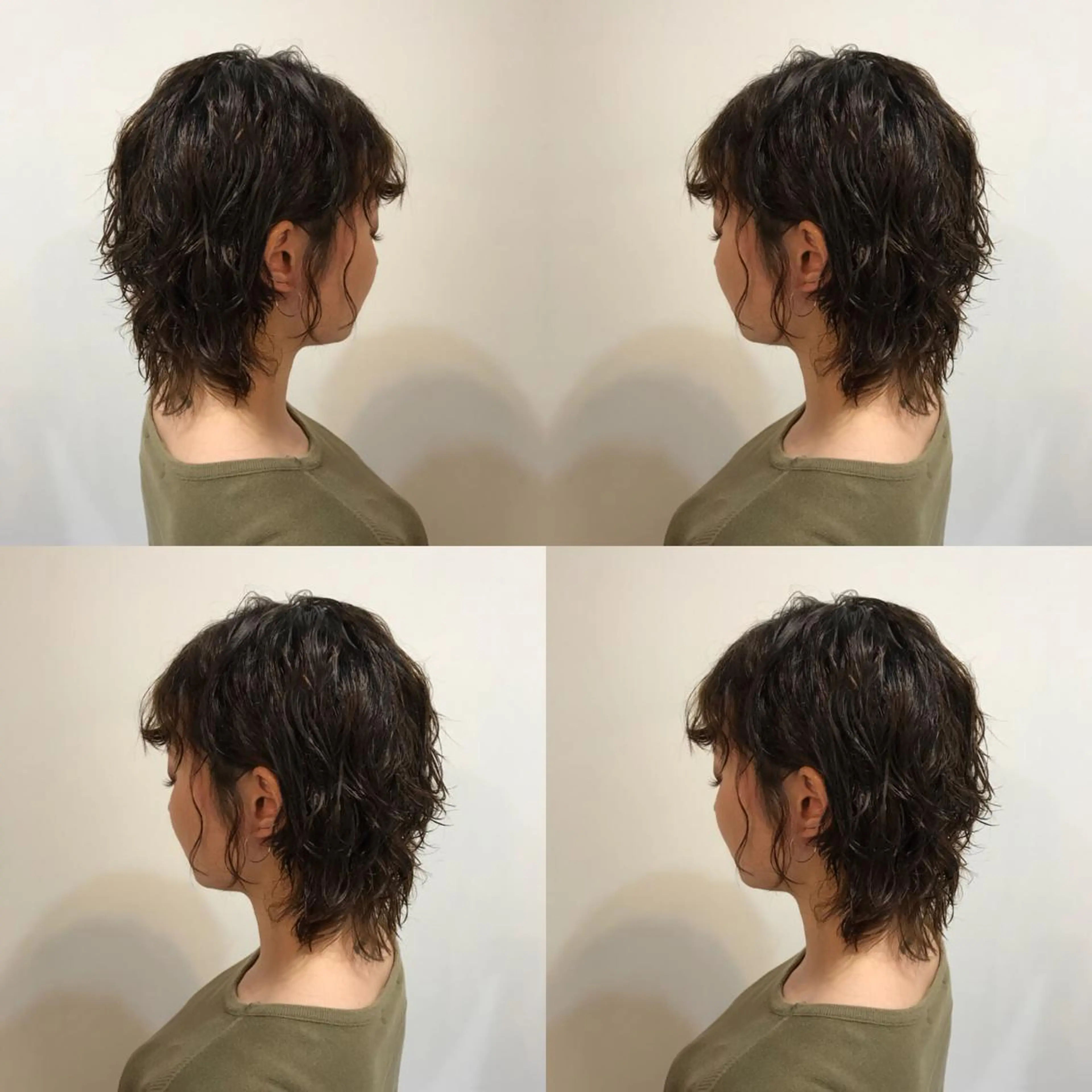 ショート パーマ 嶋佐 昌大 シマサマオのヘアスタイル