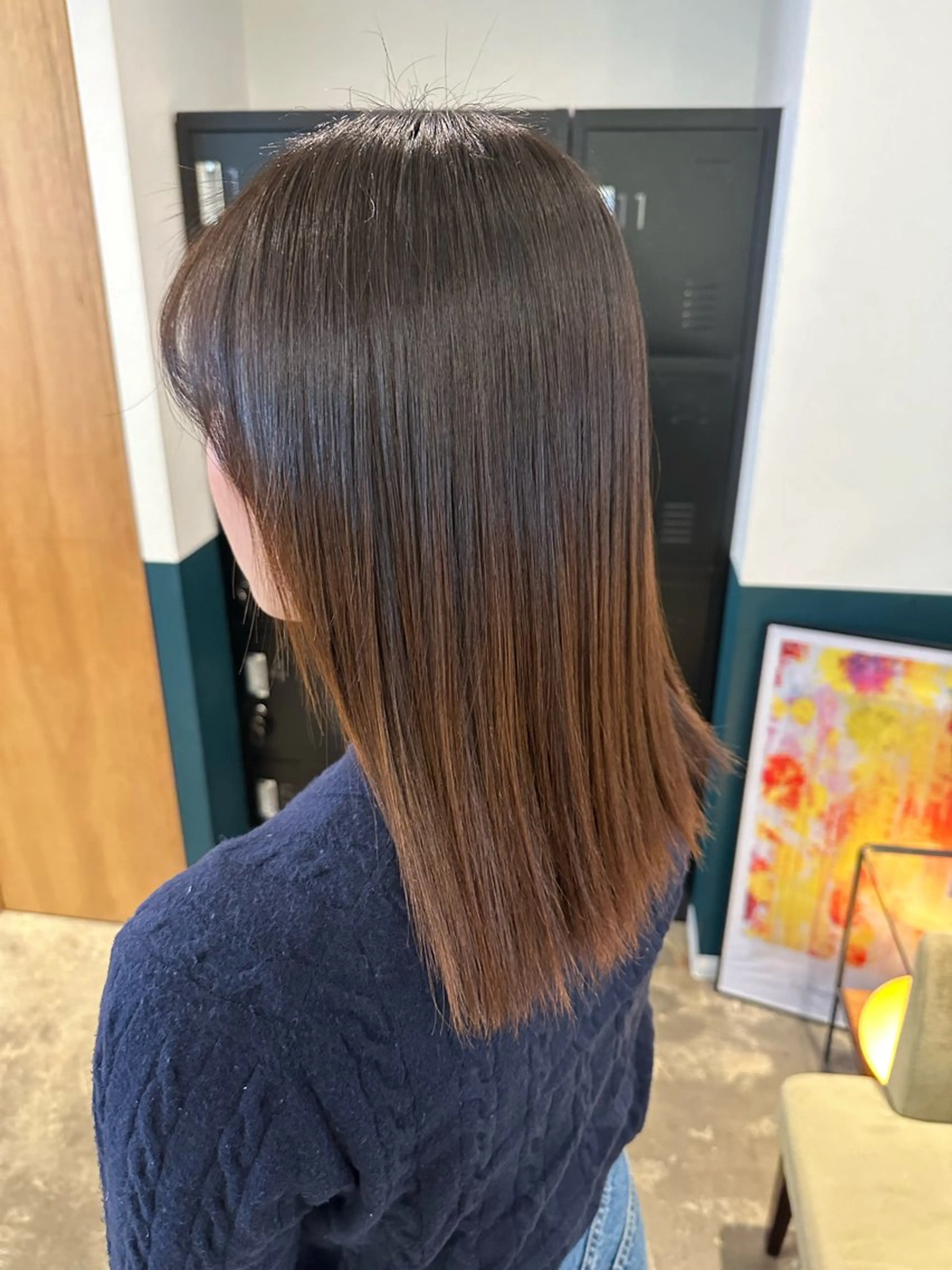 セミロング 髪質改善 トリートメント ボブ特化美容師 /荒井悠葵のヘアスタイル