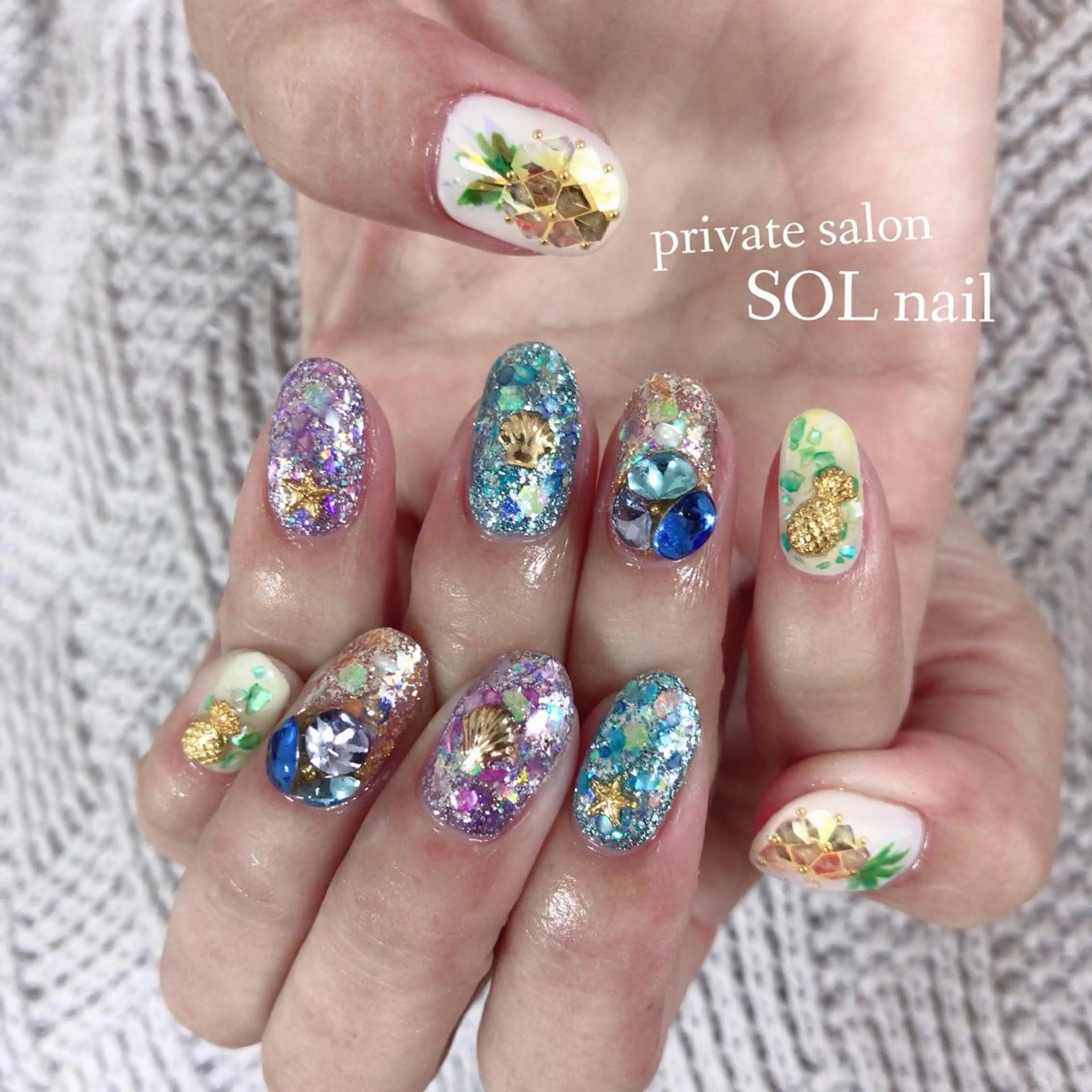 ネイル SOL NAILのネイルデザイン