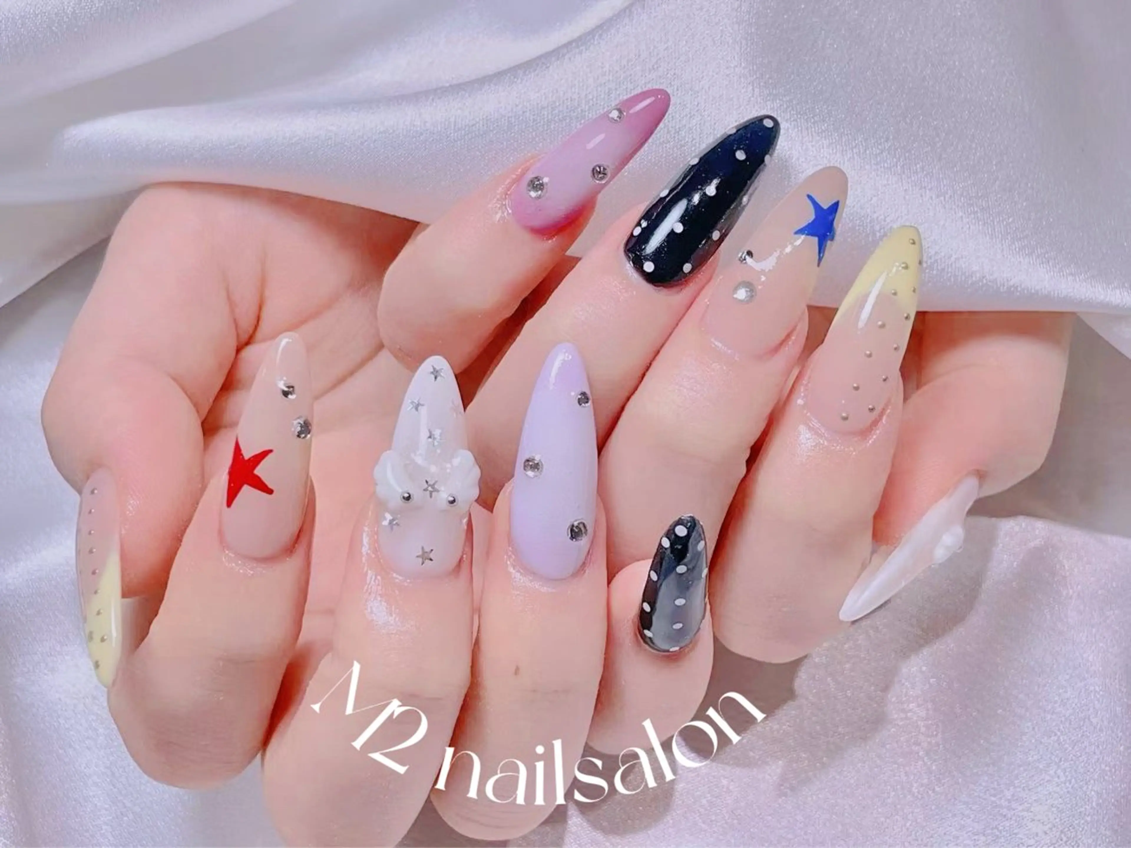 ネイル 長さだし専門店 M2　rikaのネイルデザイン