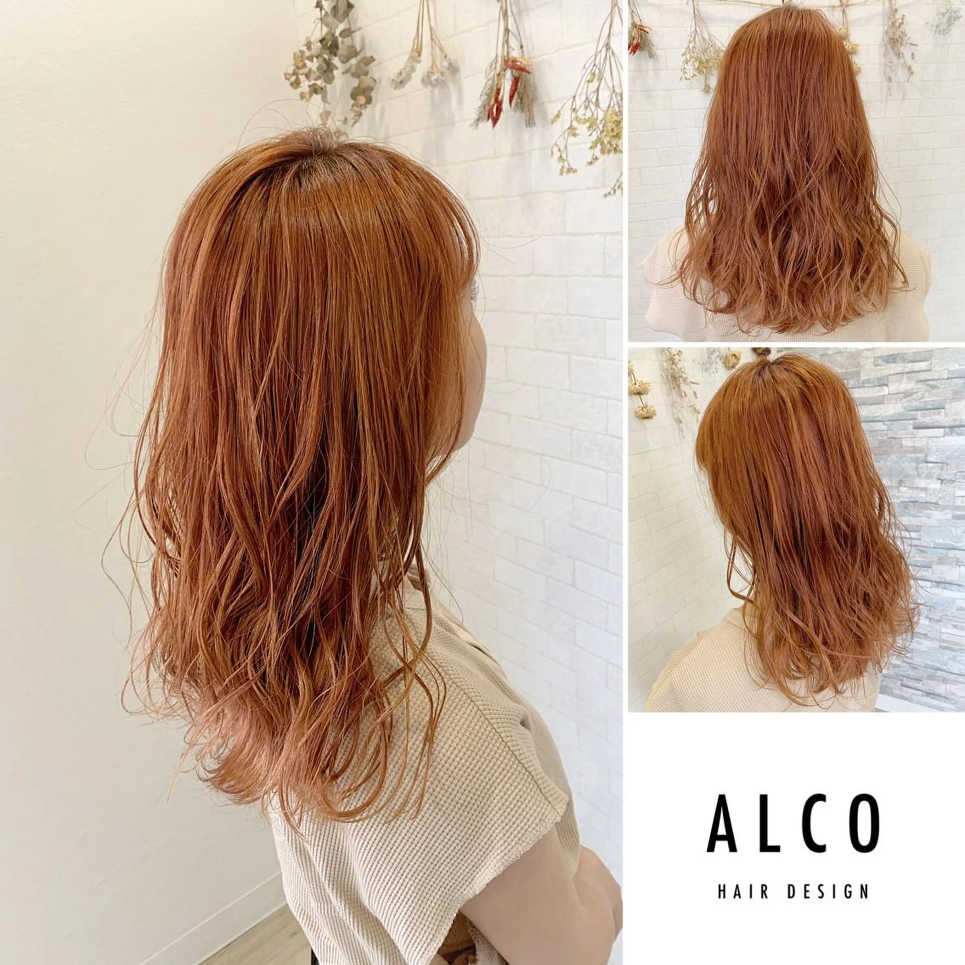 セミロング カラー ワタイショウタ 髪質改善✨眉毛サロンのヘアスタイル