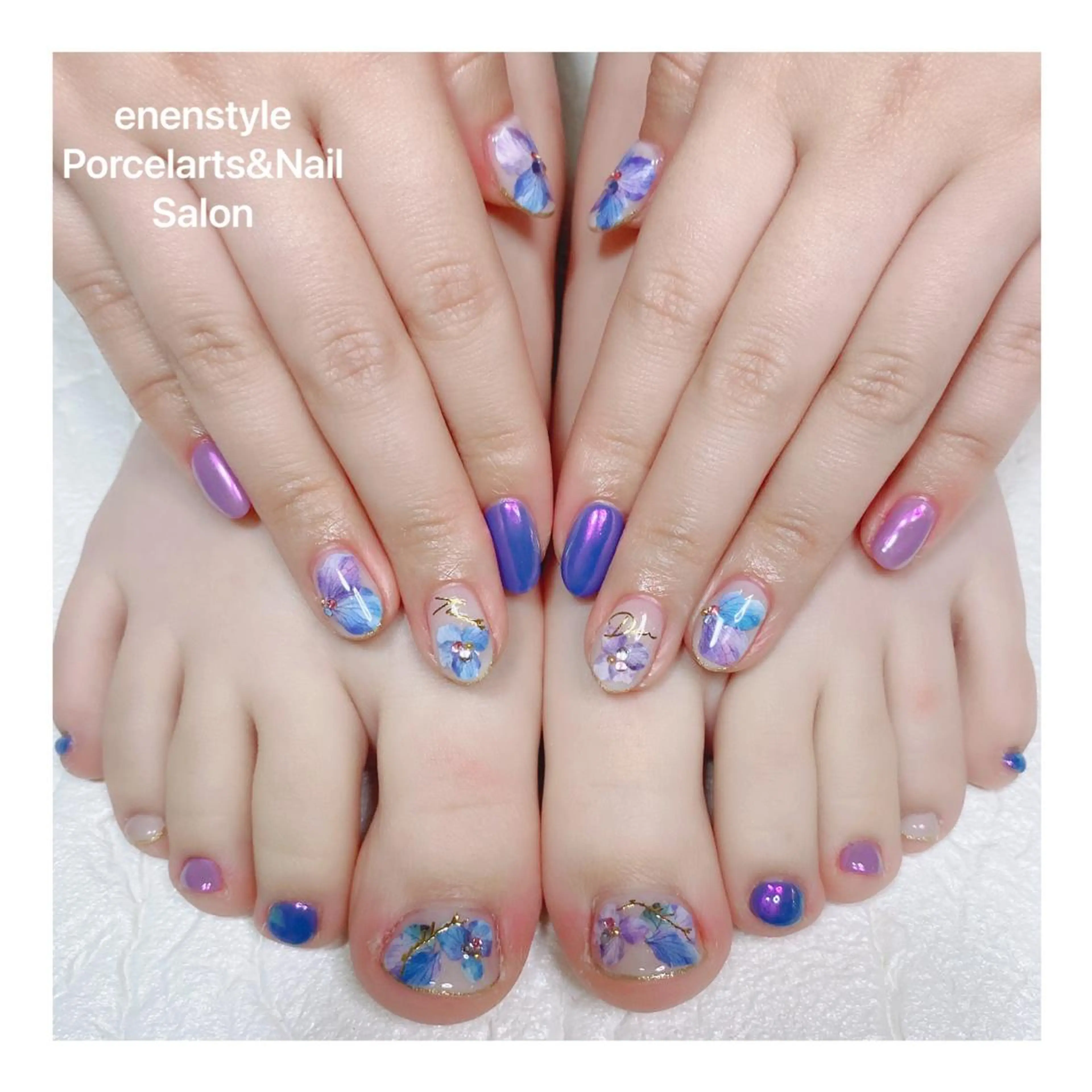 ミディアム ネイル 👑enen style👑のネイルデザイン