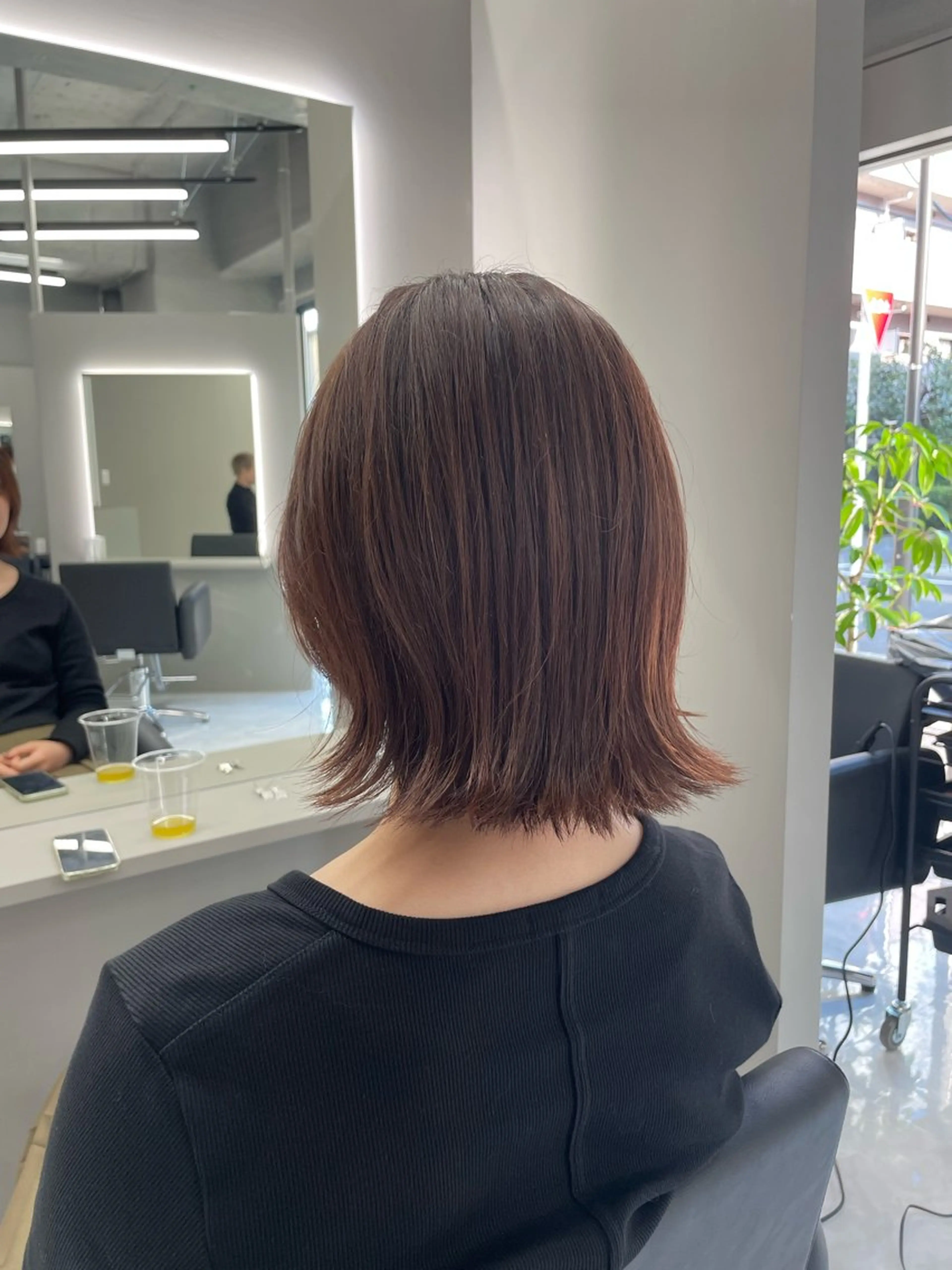 ショート カラー ショートボブ ベージュカラー オレンジ オレンジベージュ ボブ カット ヘアカラー トリートメント ✨中野✨髪質改善✨ 野口虎剛のヘアスタイル