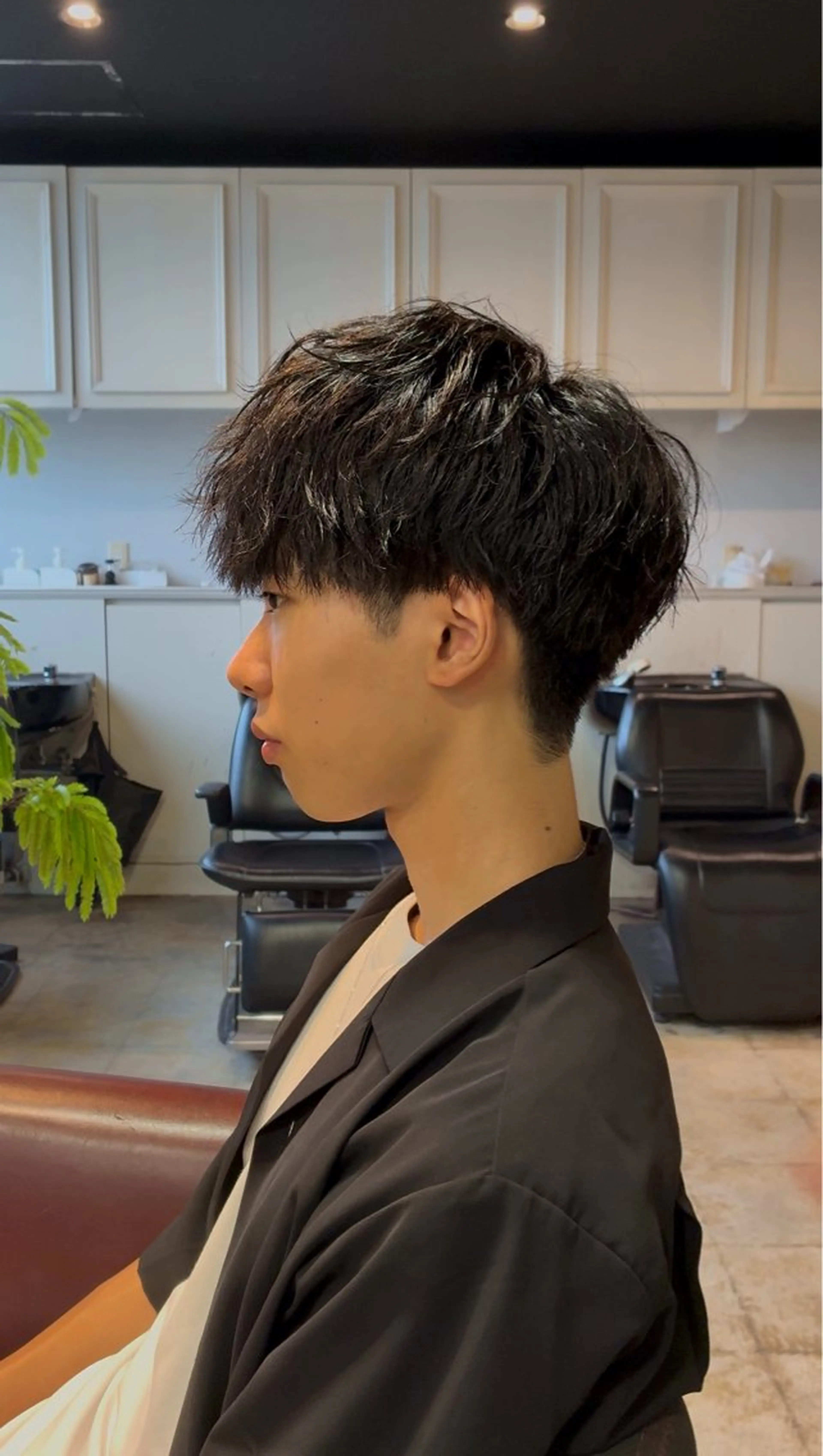 パーマ メンズ カット パーマ トリートメント 新規再来率No.1 金山/メンズパーマのヘアスタイル