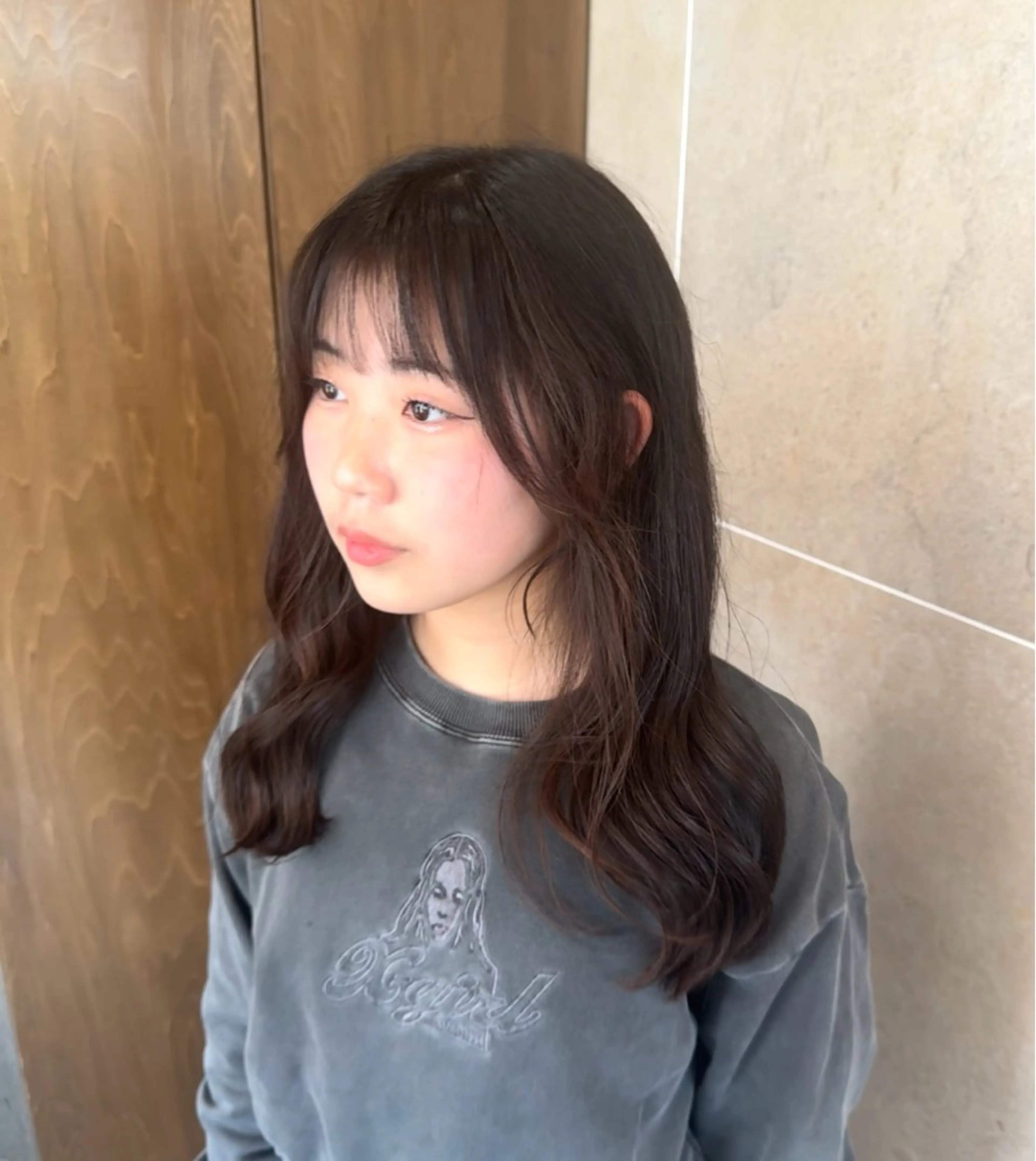 ミディアム 艶カラー 🩵NATSUKIのヘアスタイル