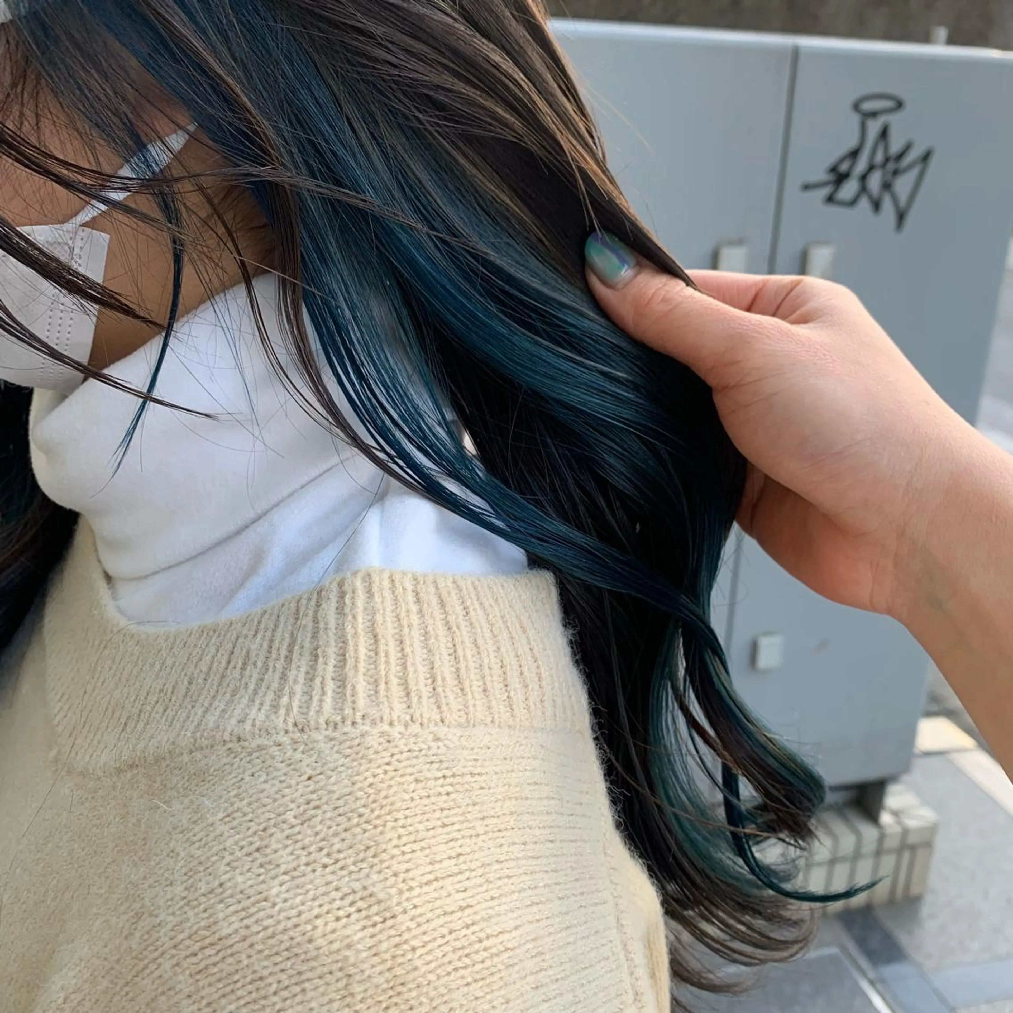 ロング カラー ブルーカラー BAROQUE gotou 🌙のヘアスタイル