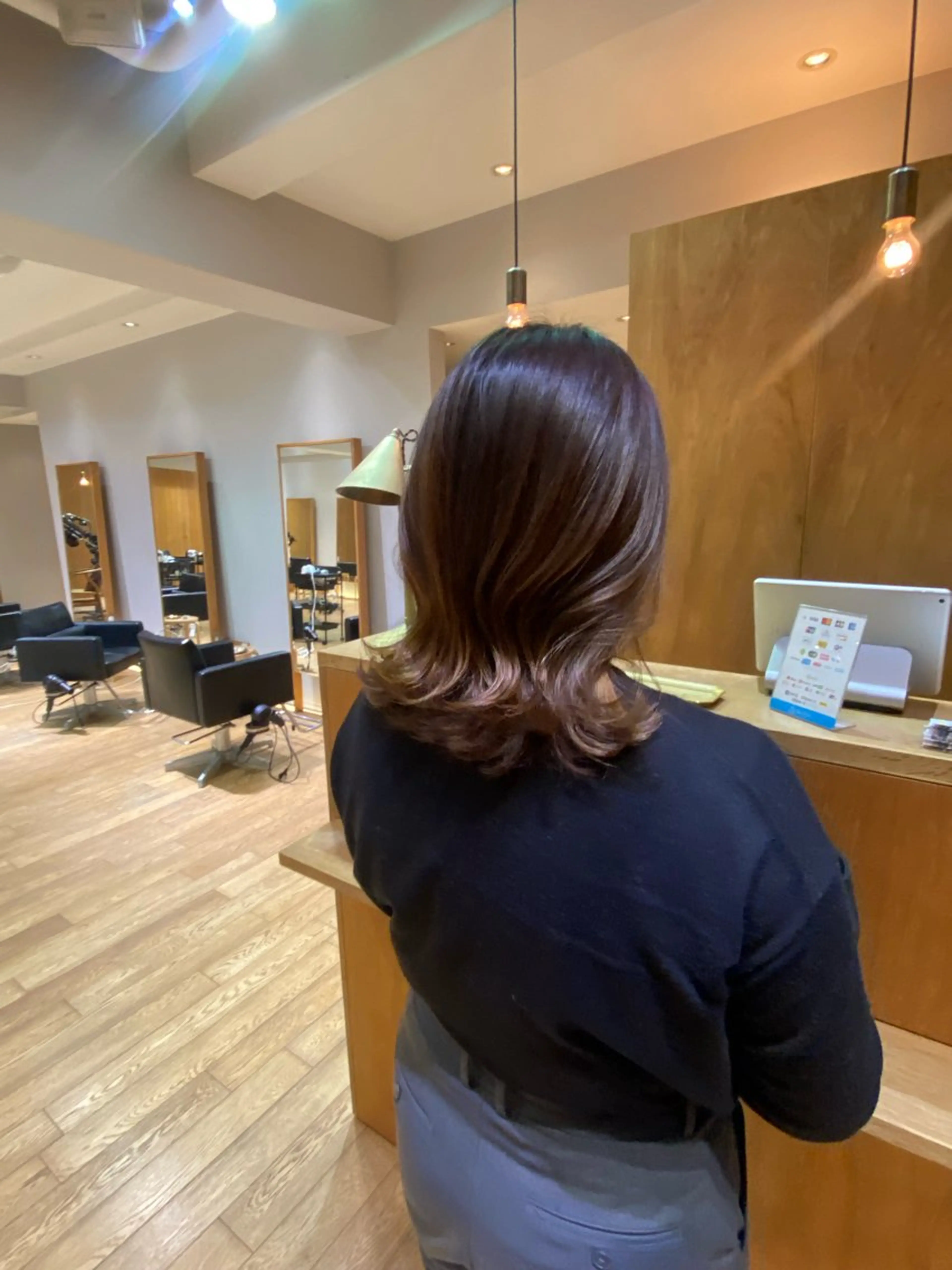 ミディアム カラー 🎗️【ヘアセット 美眉】吉川玲🎗️のヘアスタイル