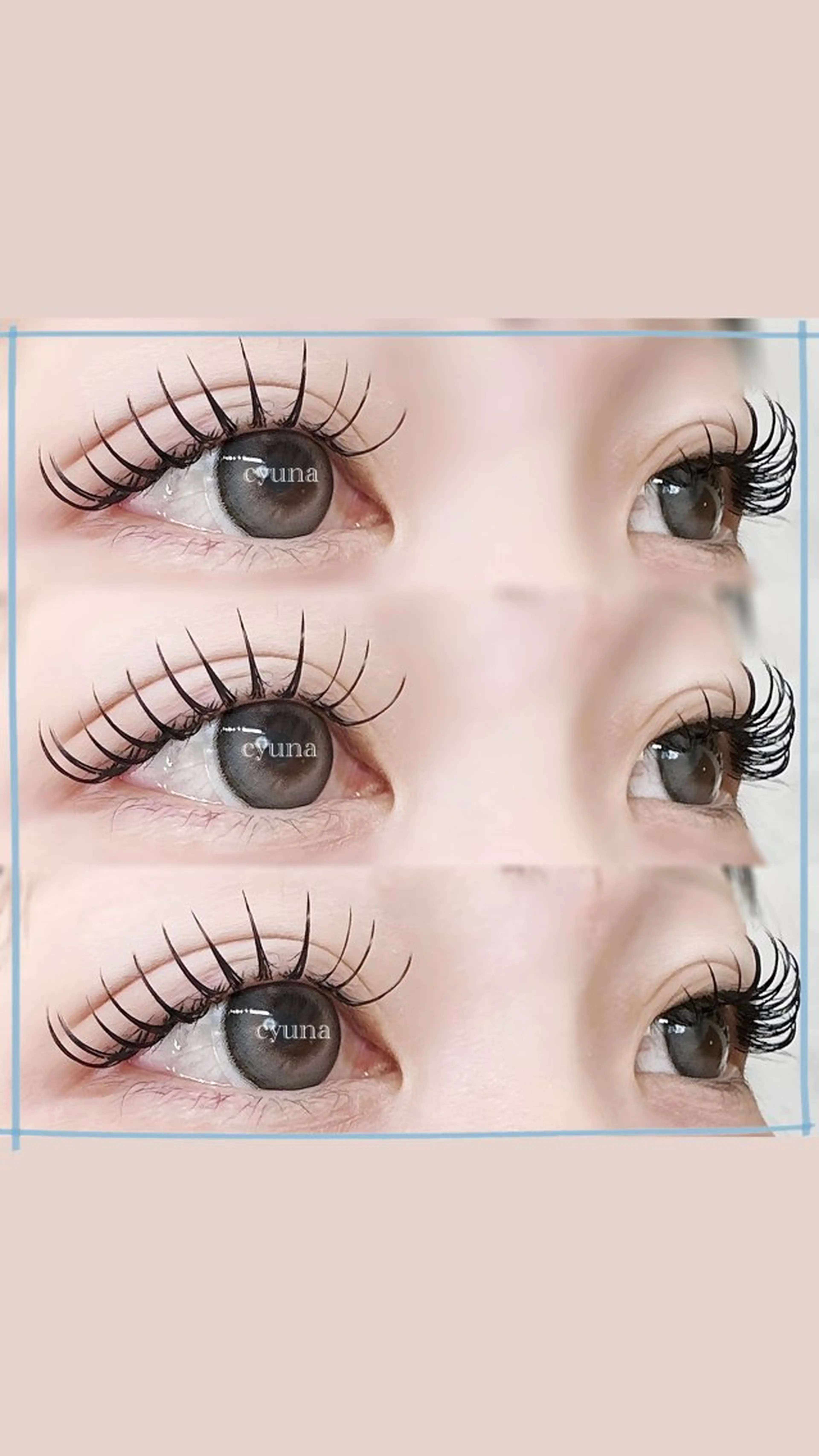 マツエク・マツパ シルク マツエク専門店 cyunaのマツエク・マツパデザイン