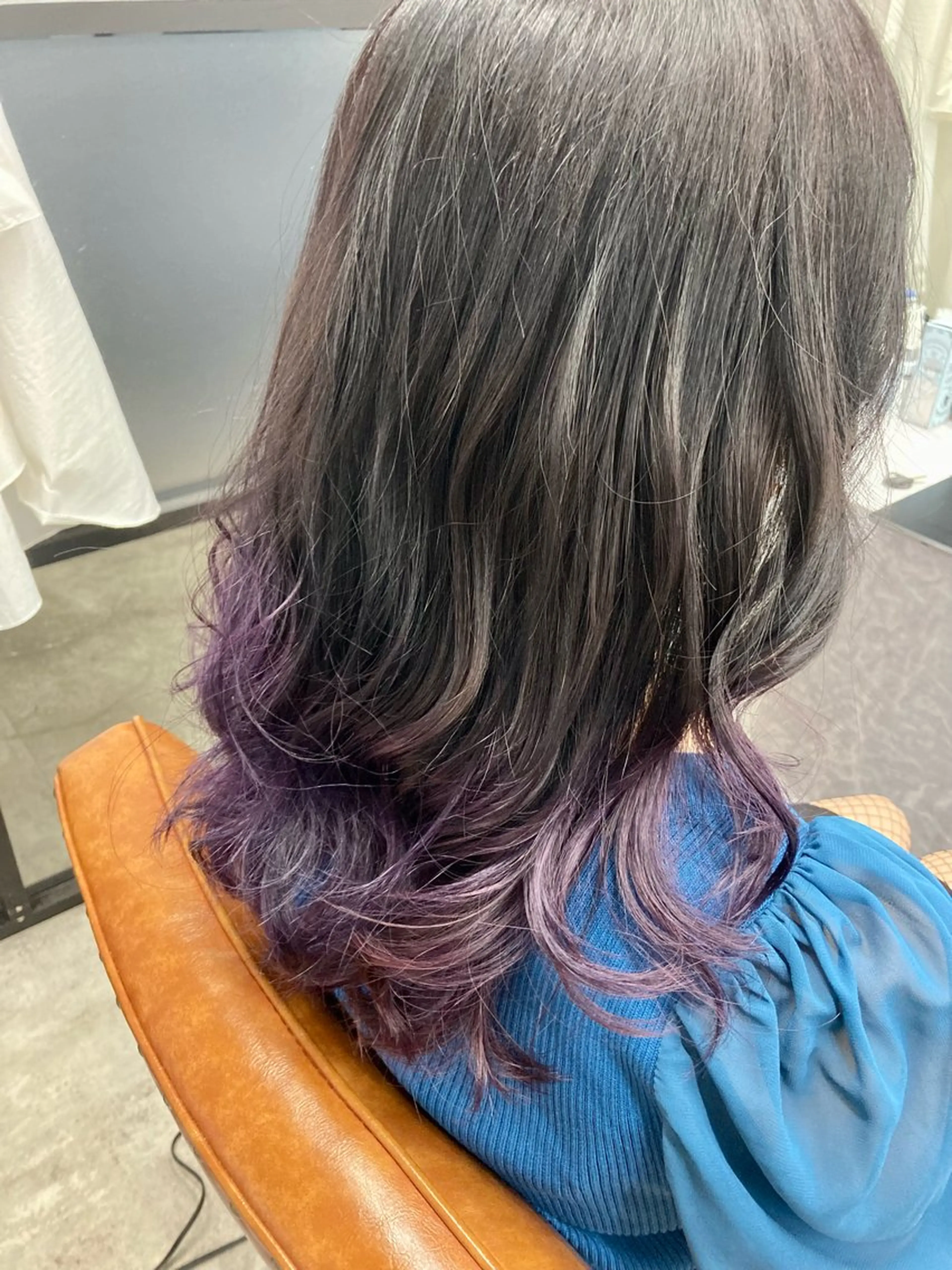 ロング カラー グラデーションカラー Sawada Namikaのヘアスタイル