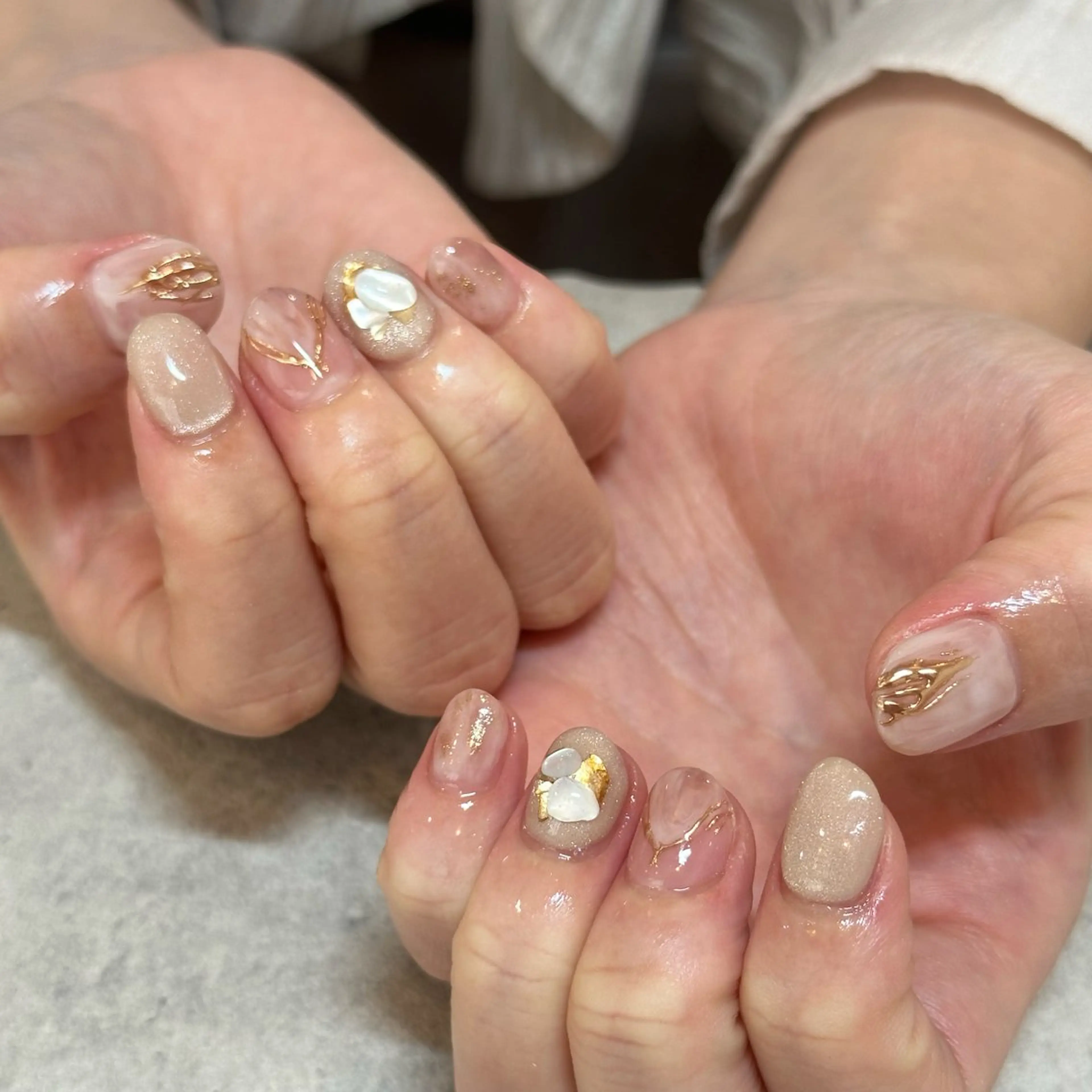 ネイル ハンドネイル ひらい さなのネイルデザイン