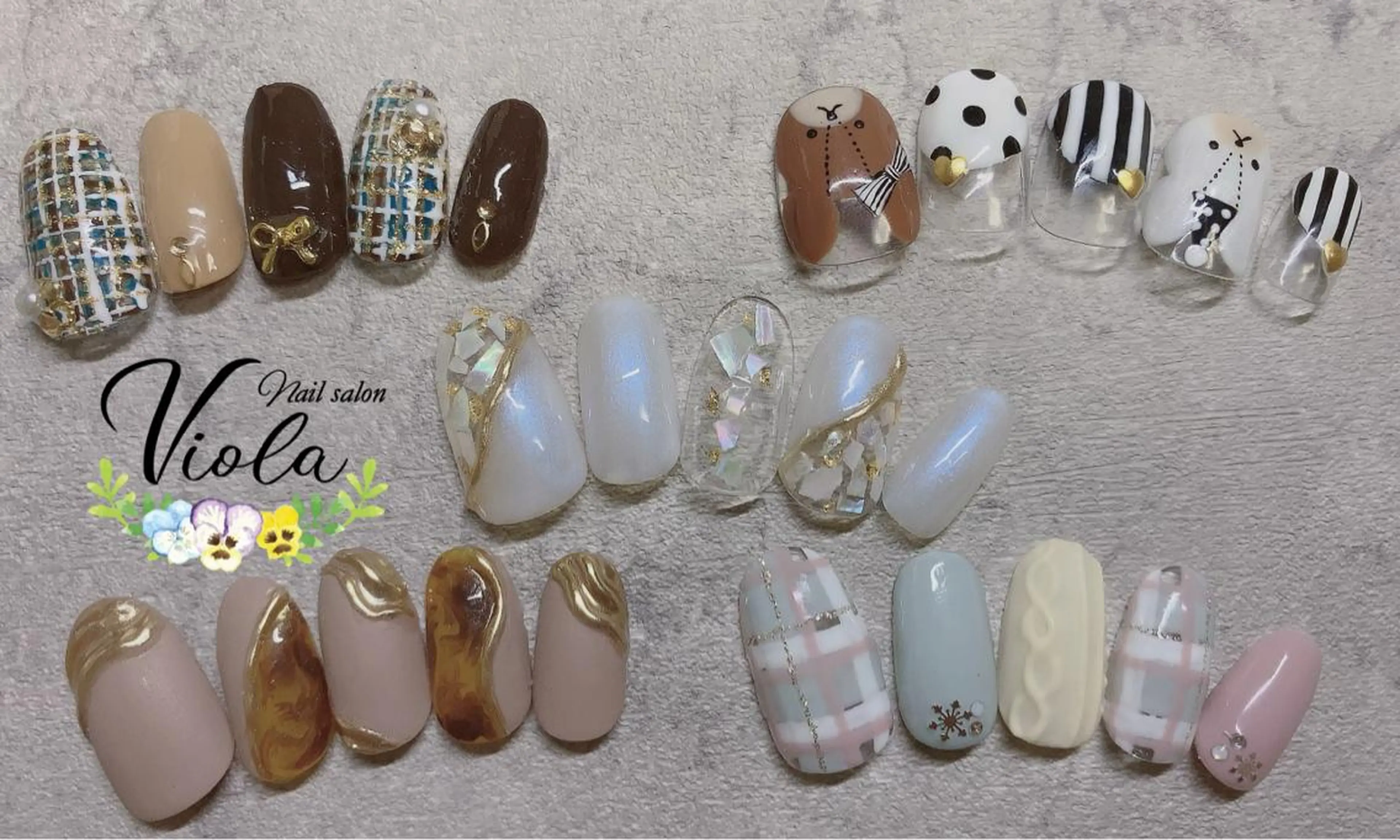 ネイル アートネイル ハンドネイル Nailsalon Viola所属・ネイルサロン Violaのネイルデザイン