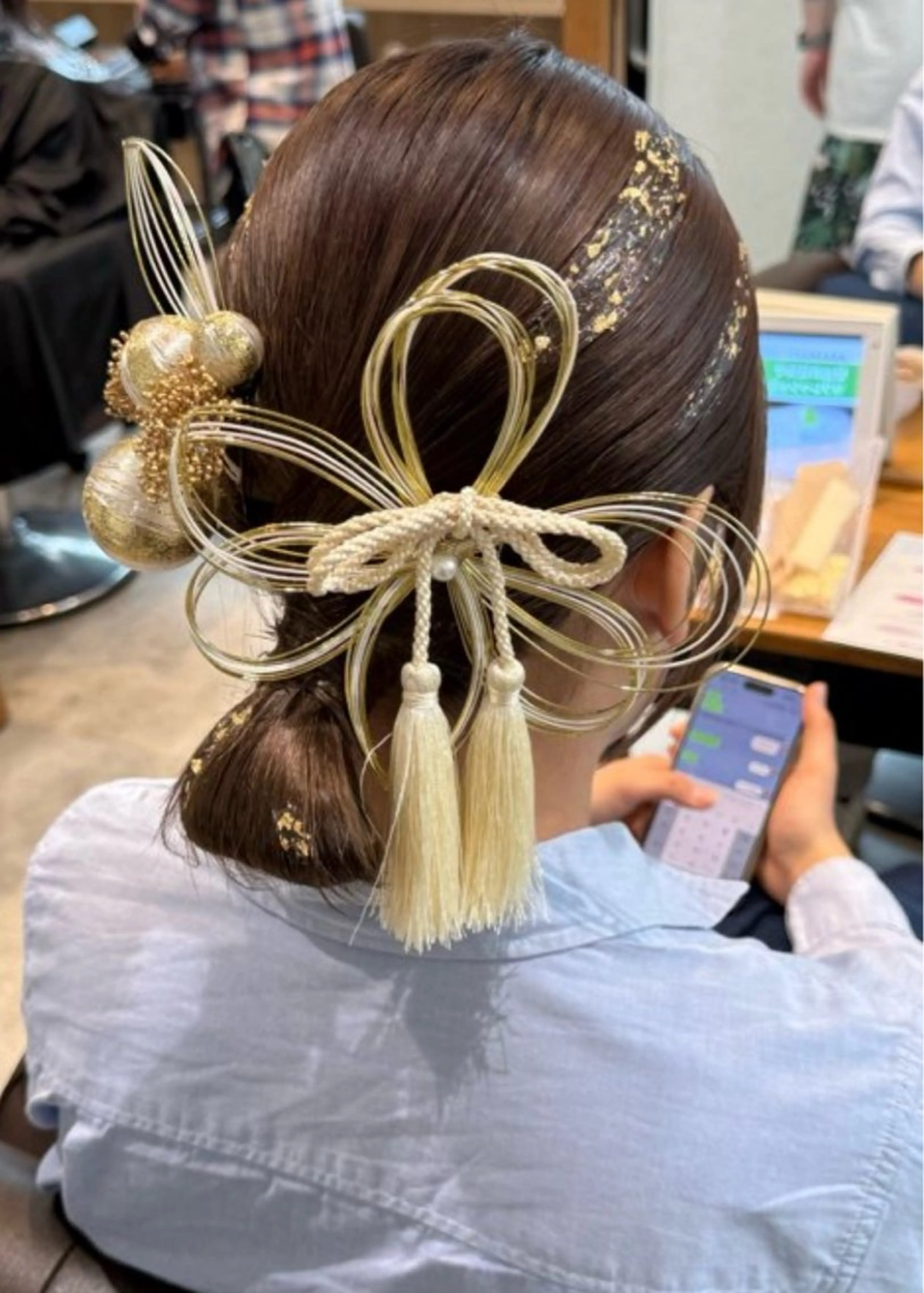 ヘアアレンジ ヘアセット ハイトーン/ダブル カラー/あやかのヘアスタイル