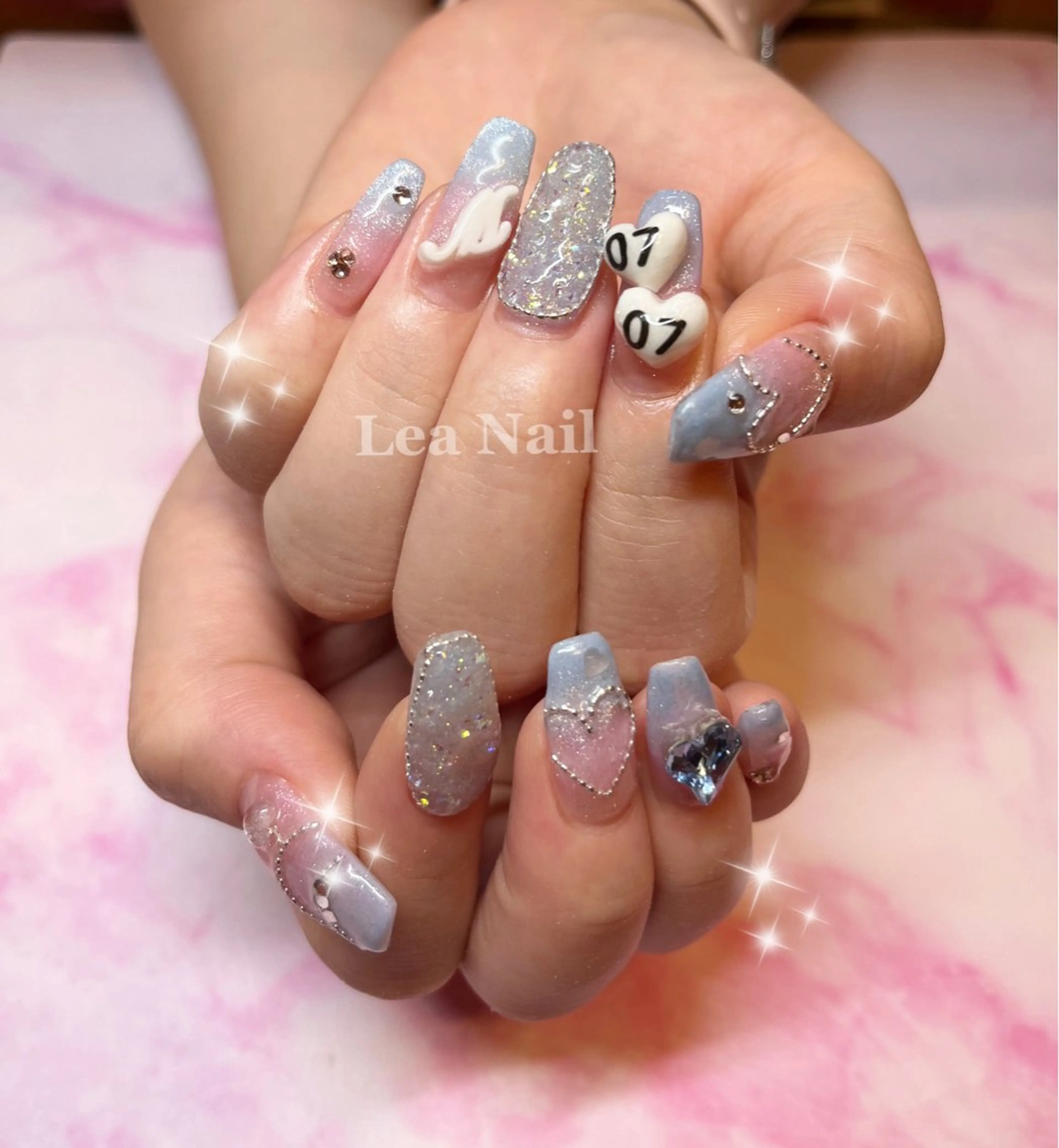 ネイル 持ち込み ハンドネイル Lea Nailのネイルデザイン