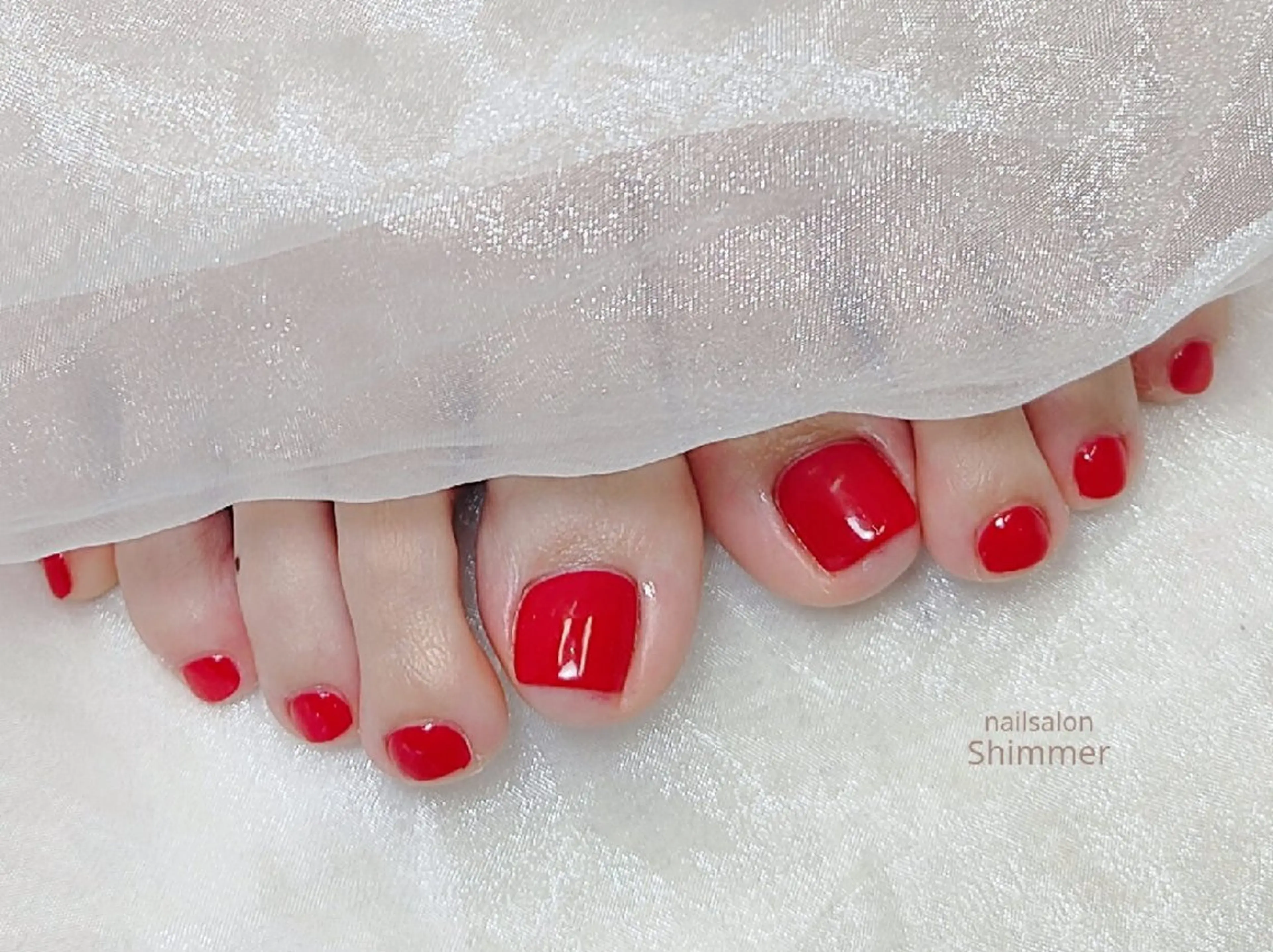 ネイル フットネイル Shimmer Asakoのネイルデザイン