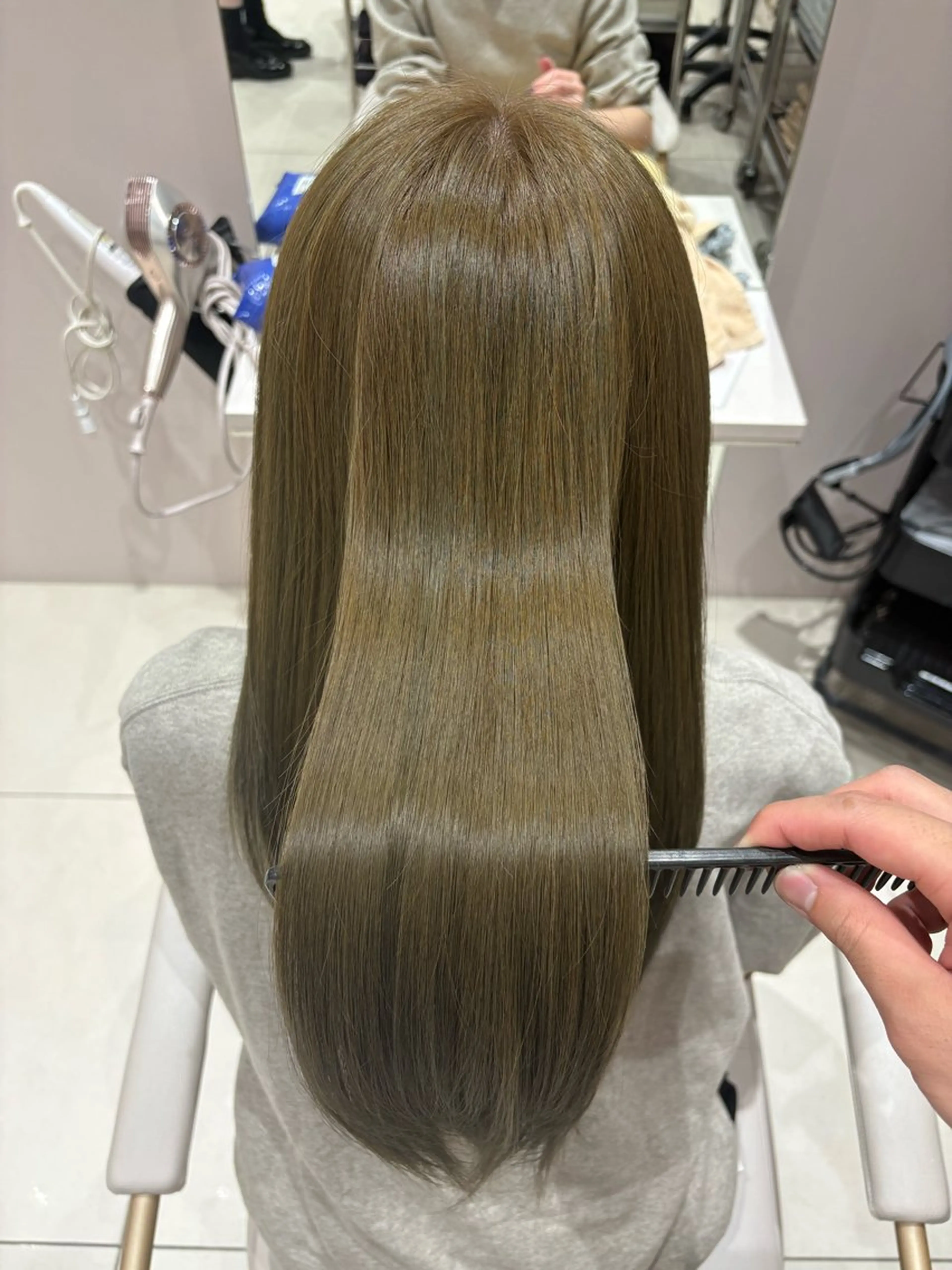 カラー ヘアカラー トリートメント 就活カラー/ shumaのヘアスタイル