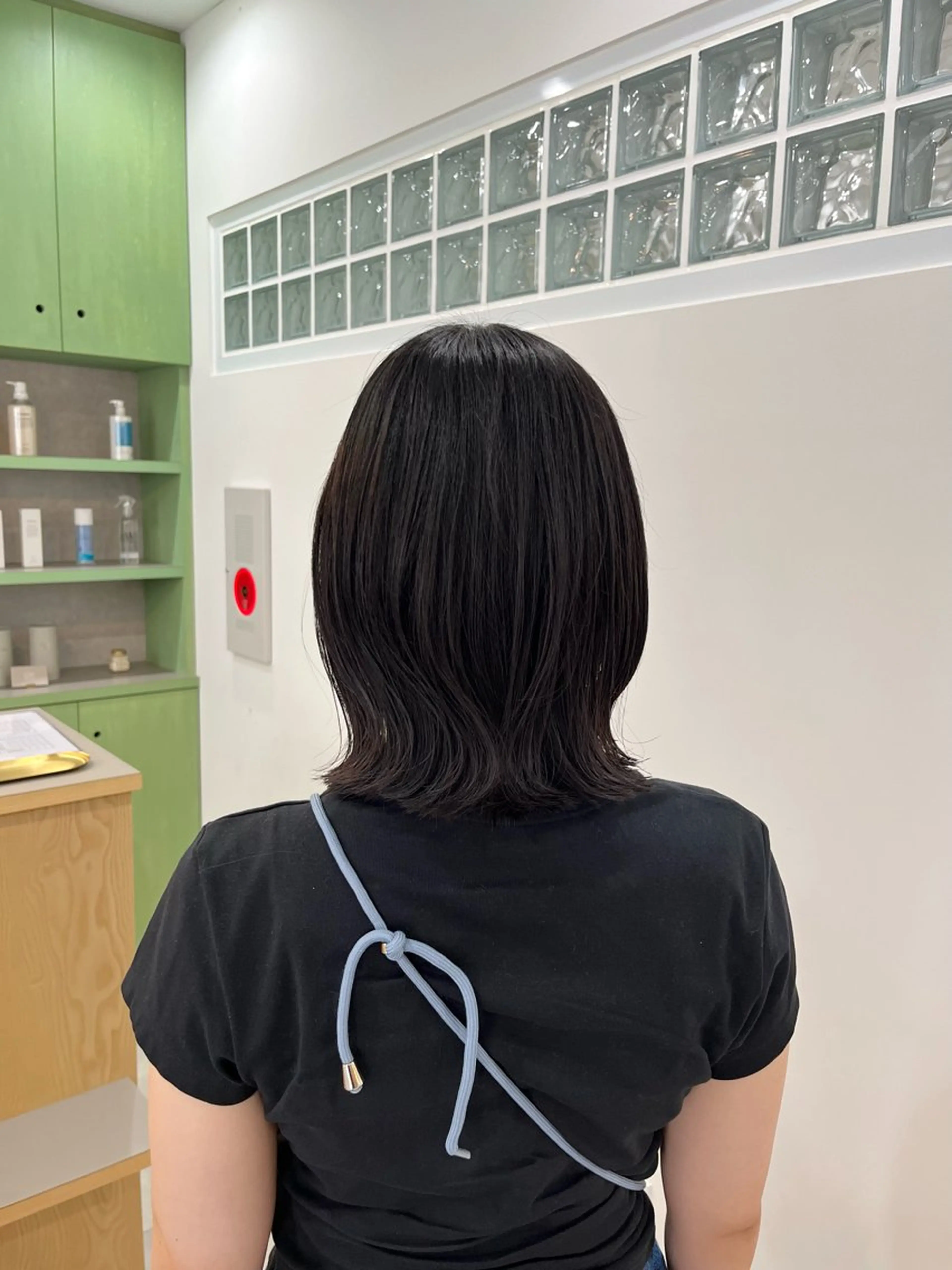 ミディアム カット 似合わせボブ solua上本町のヘアスタイル