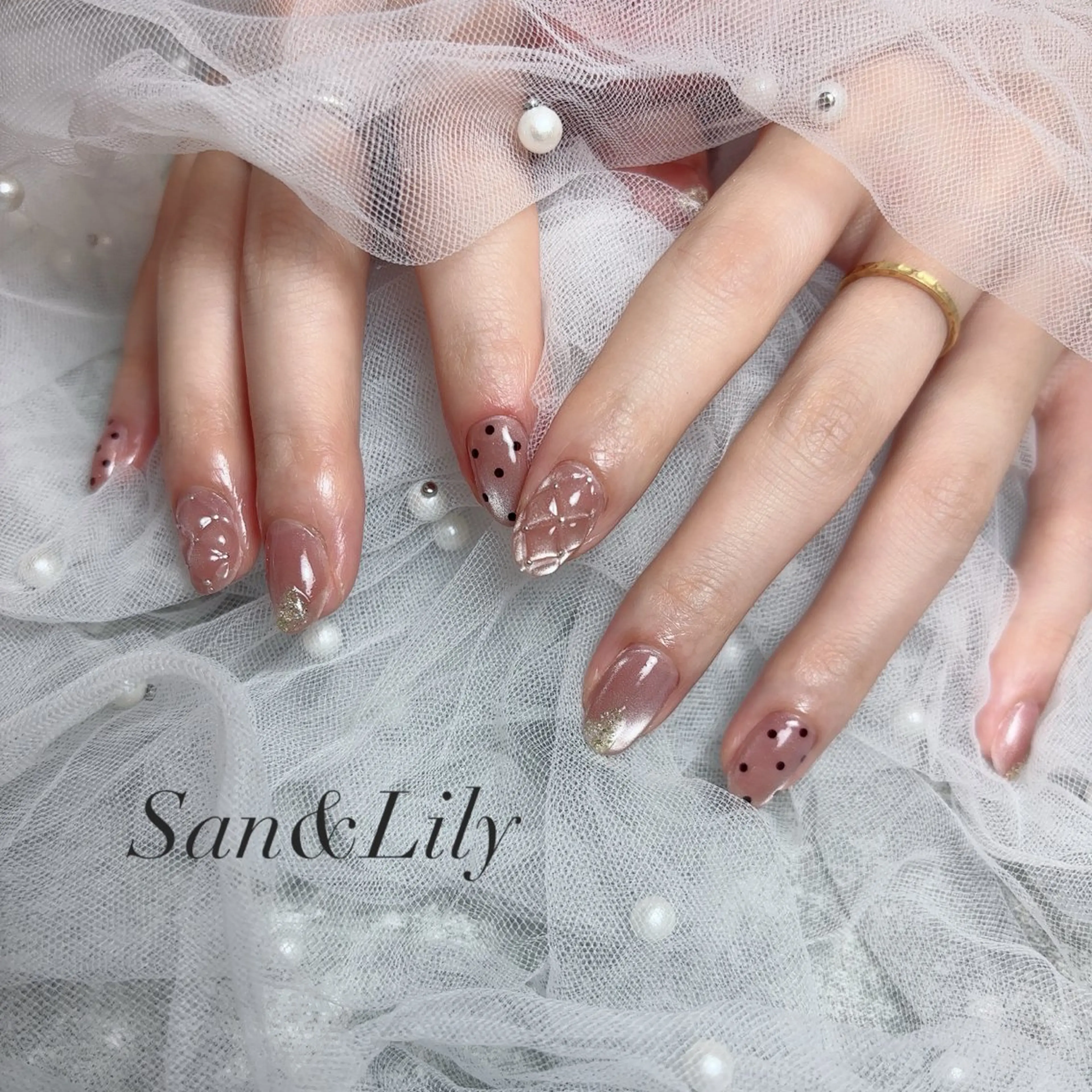 ネイル ハンドネイル San＆Lily madokaのネイルデザイン