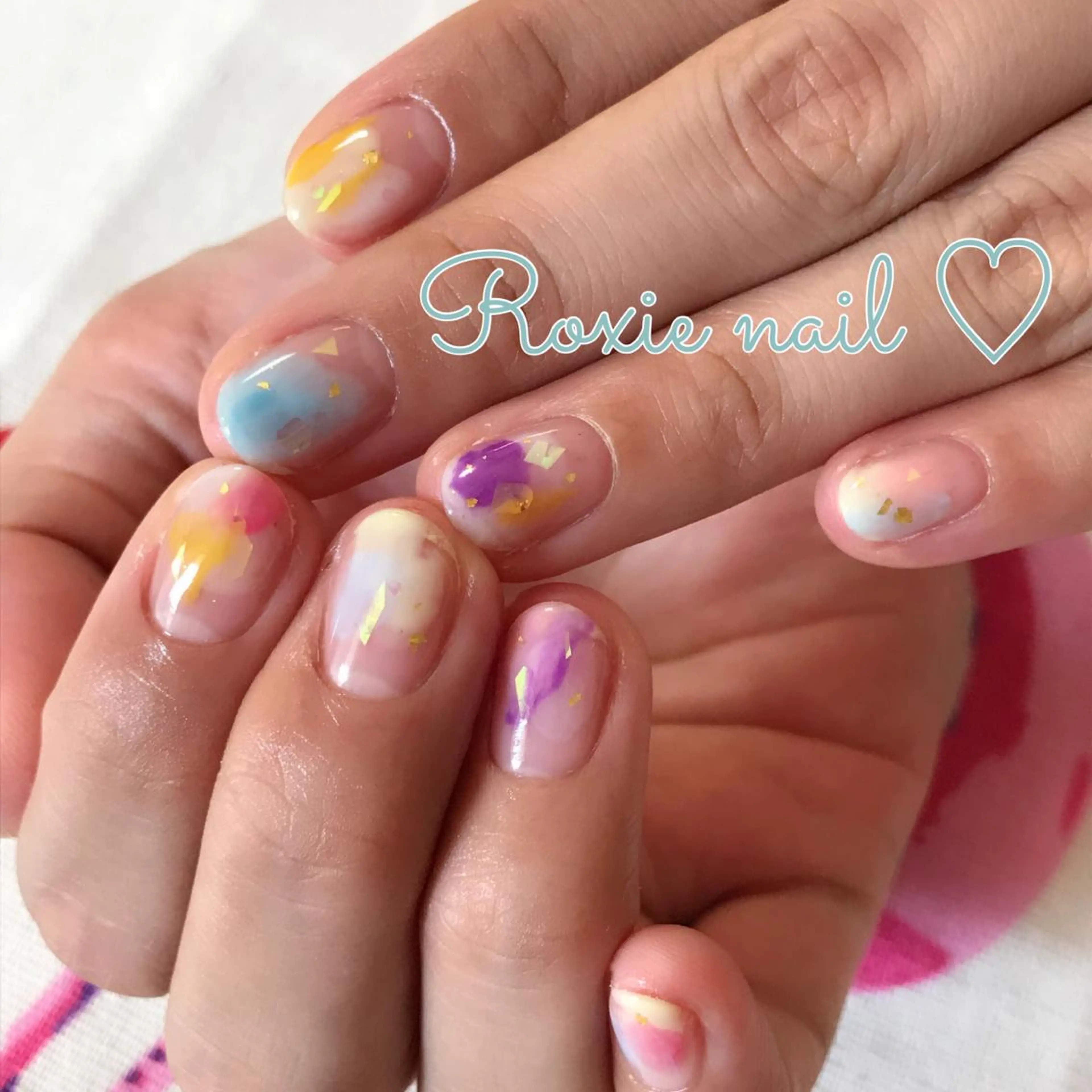 ネイル 夏ネイル 後藤 志穂のネイルデザイン