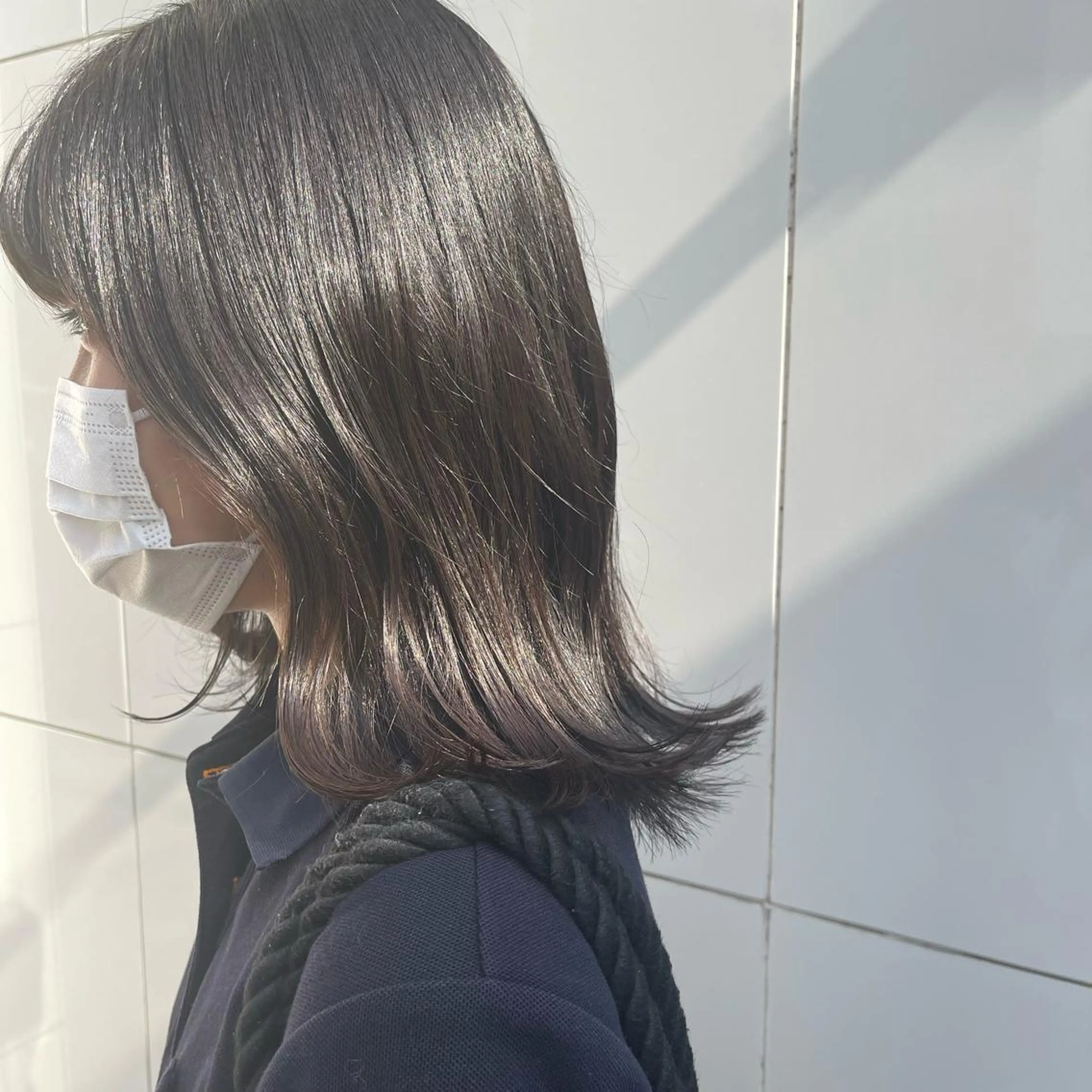 ミディアム カラー ヘアアレンジ トリートメント 高井瑠華🌼 ストカールカット特化のヘアスタイル
