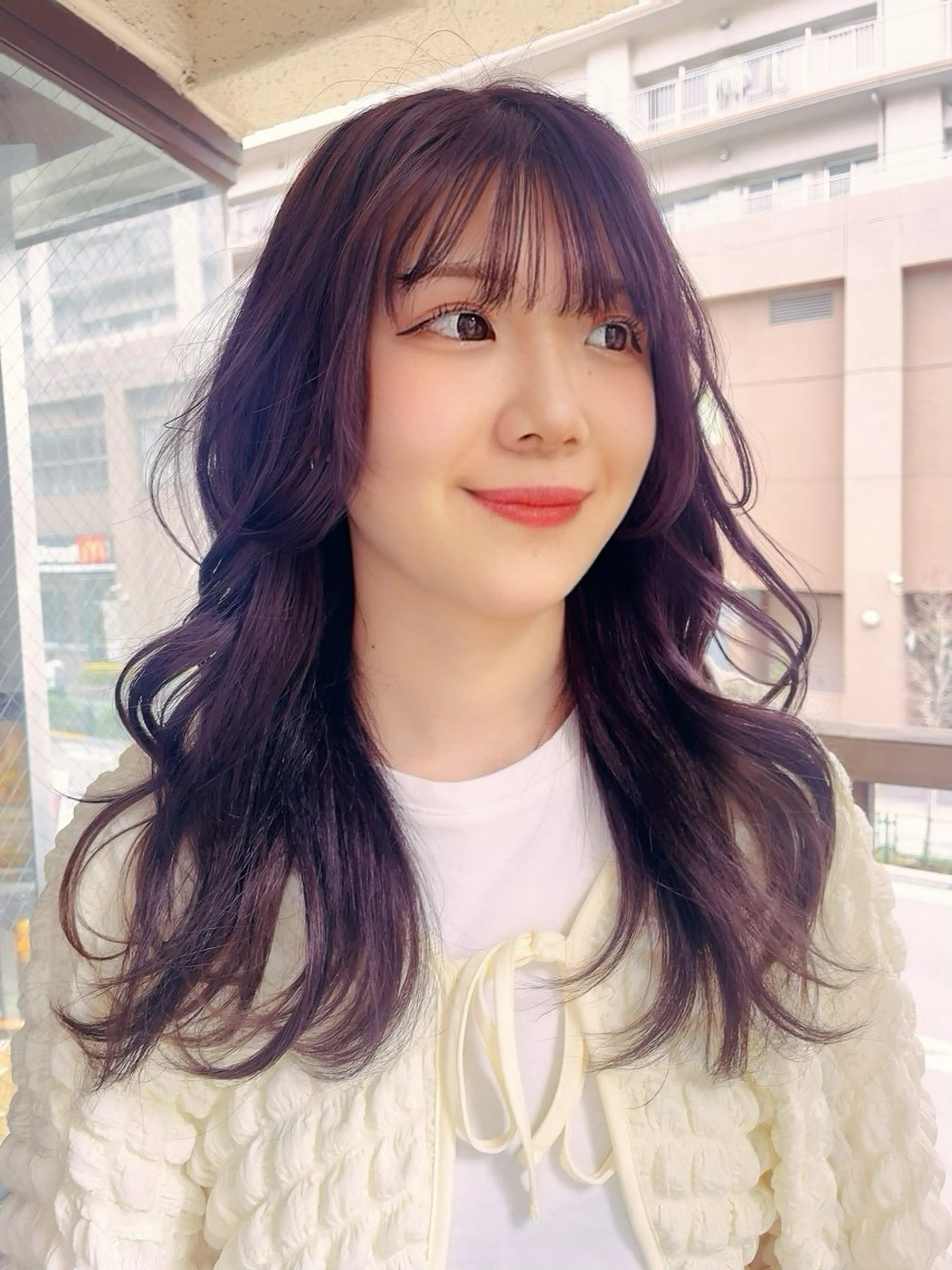 ロング ヘアカラー トリートメント ダブルカラー🎉 ハイトーン🎉スドウのヘアスタイル