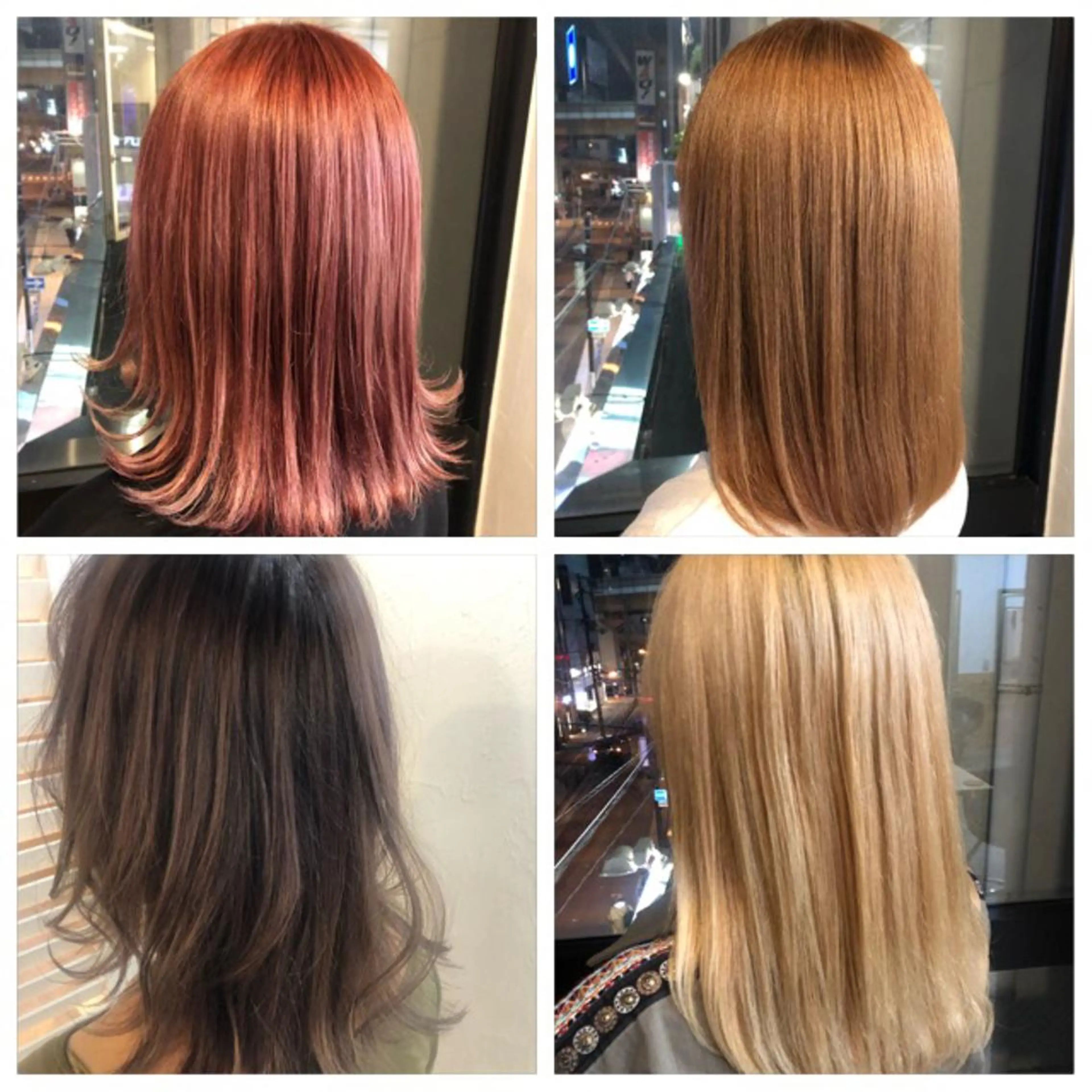 セミロング カラー ヘアカラー トリートメント ヘアセット 髪質改善&ブリーチ 伊勢 祐一郎のヘアスタイル