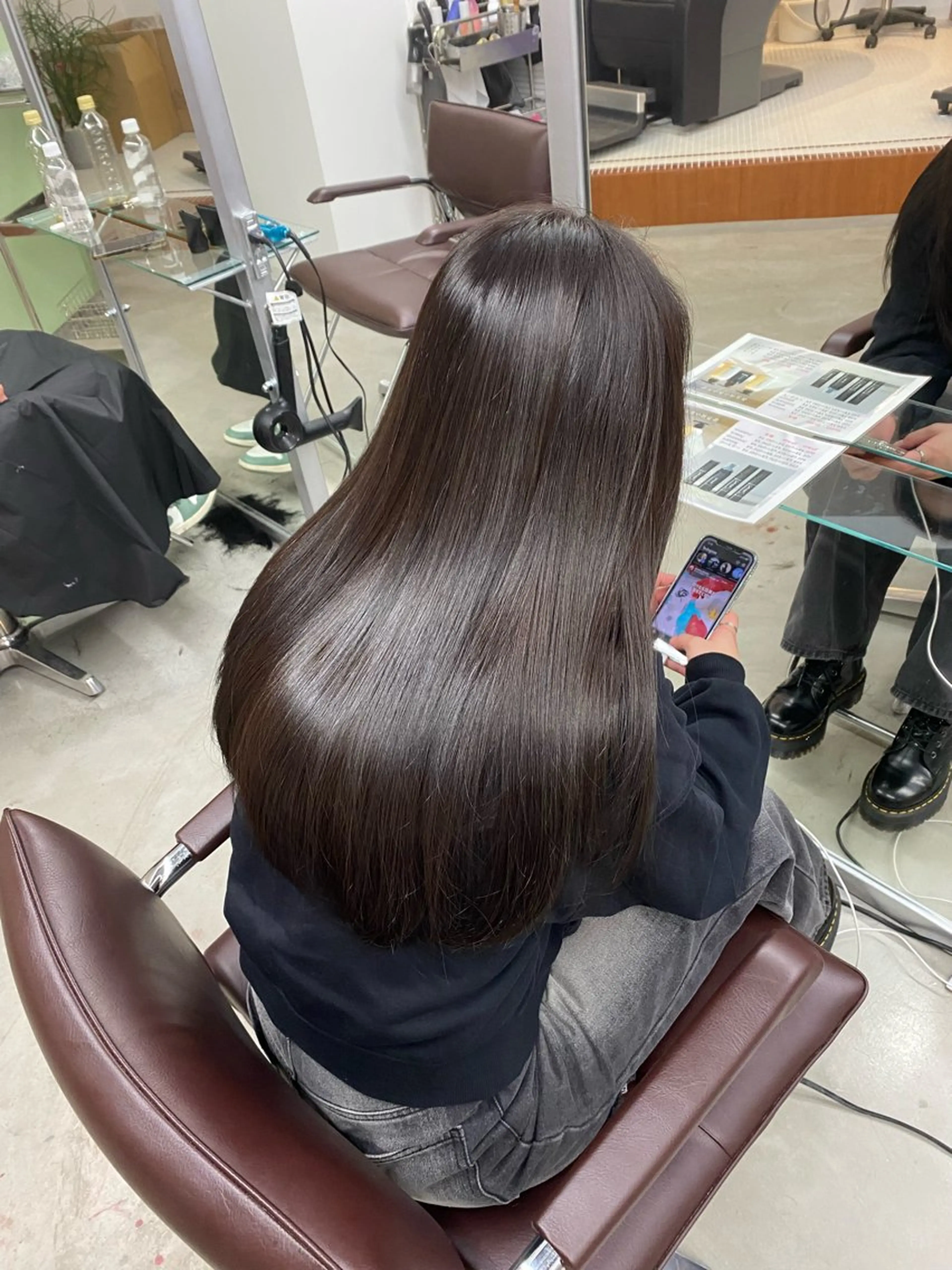 ロング カット ヘアカラー LIV My【マイ】 髪質改善/箕面のヘアスタイル