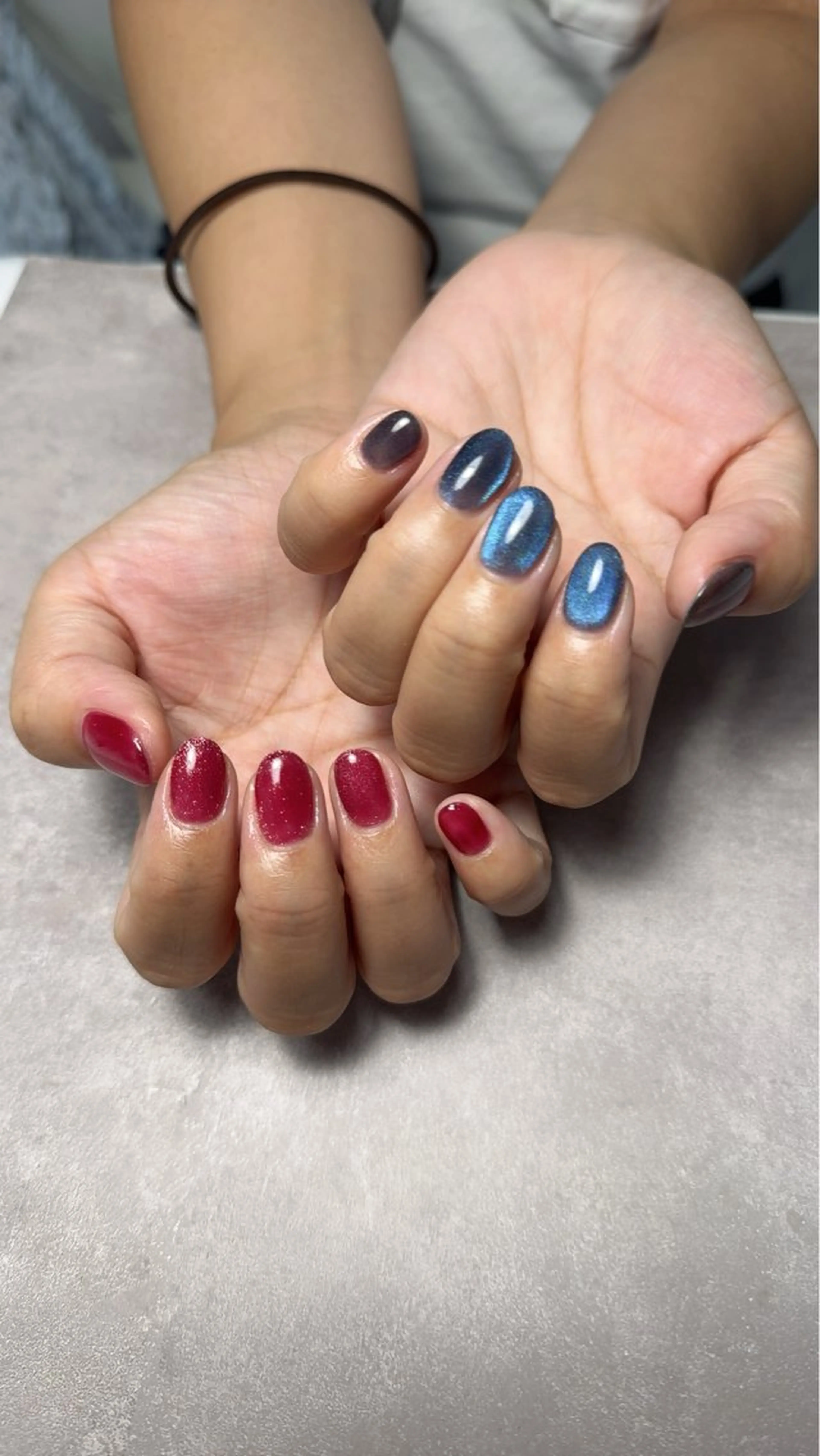 ネイル ジェルネイル マグネットネイル ハンドネイル Monica nails/福島のネイルデザイン