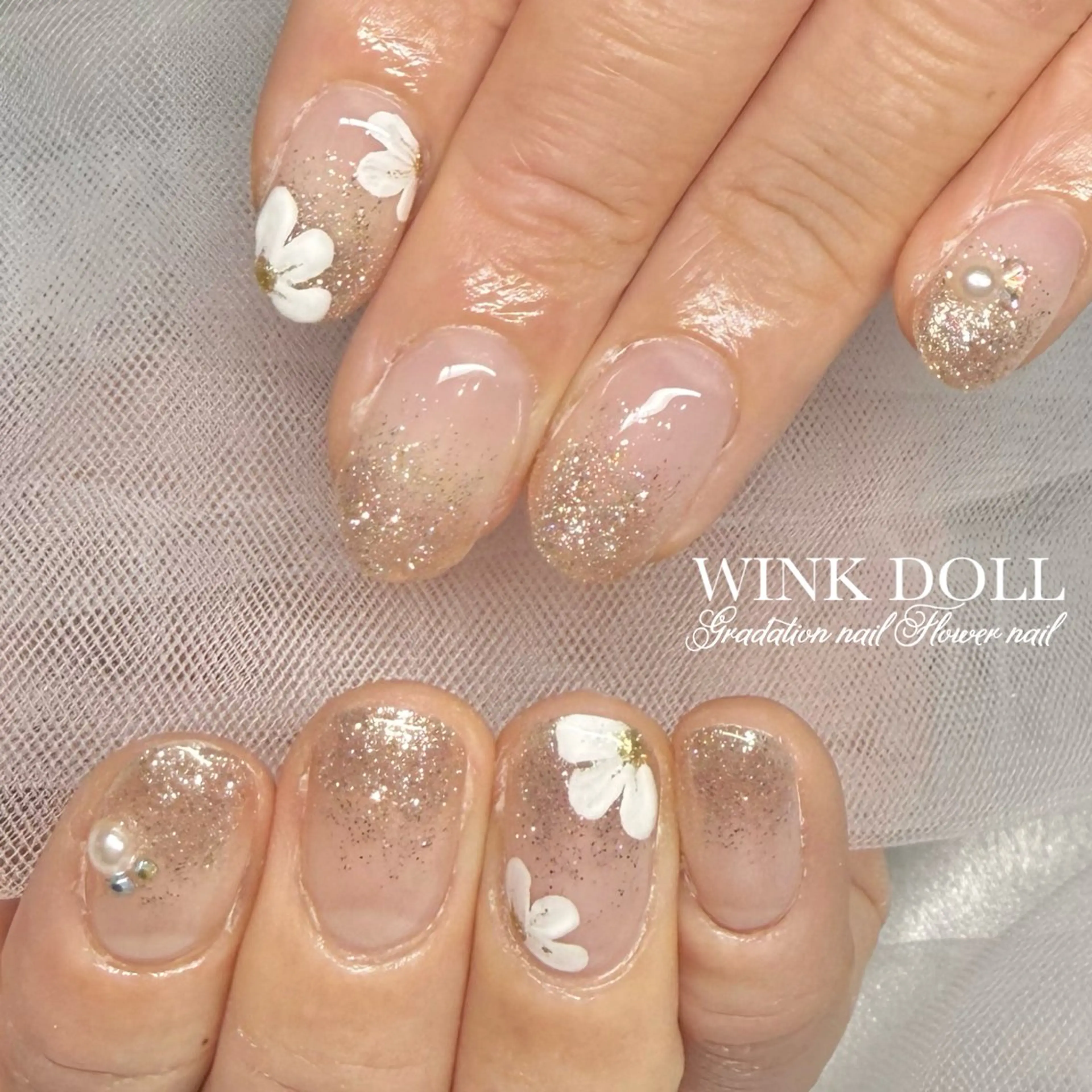 ネイル ハンドネイル WINK DOLL RIANのネイルデザイン