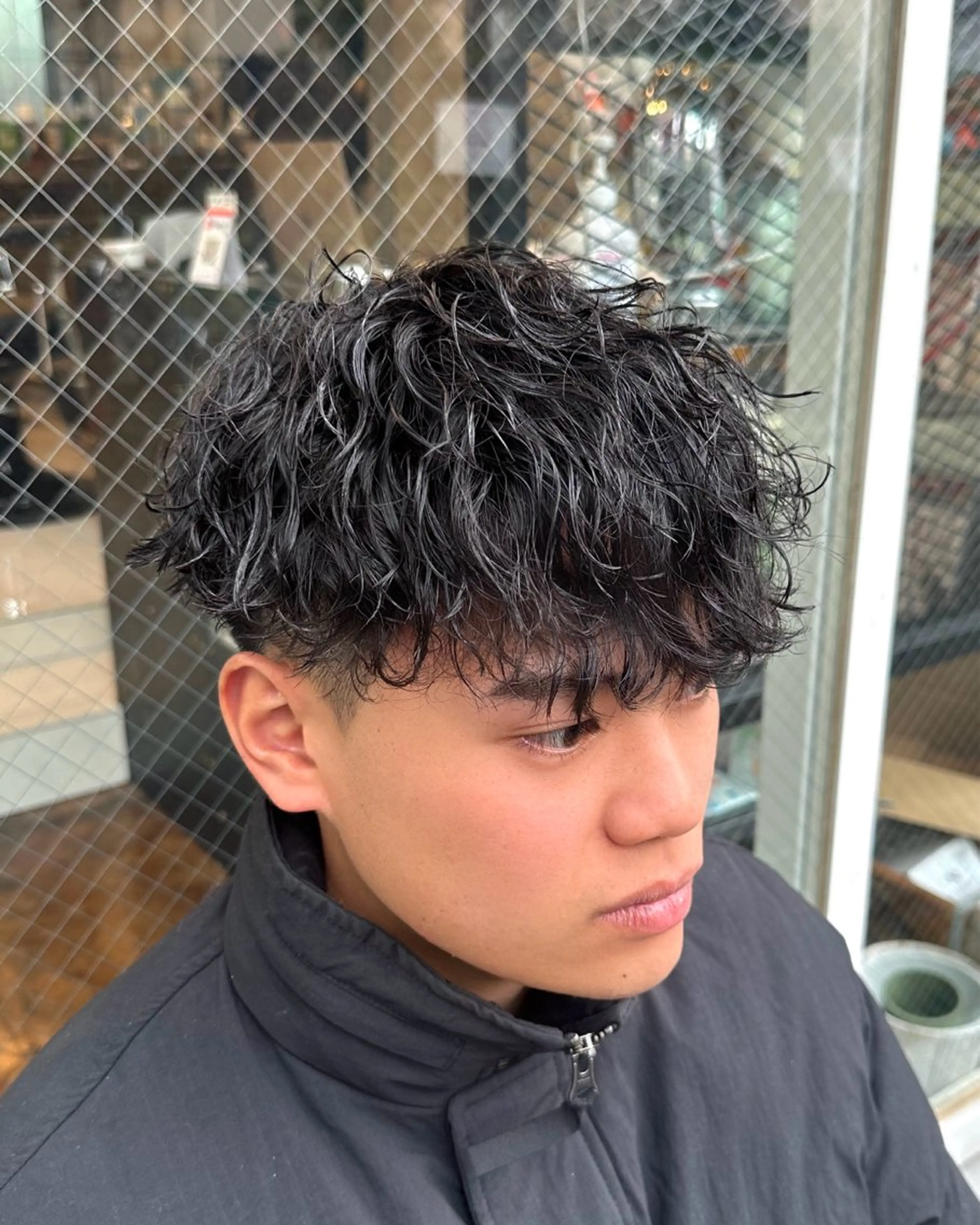 ショート パーマ メンズ カット パーマ トリートメント ツイスパ/メンズ パーマ/歩夢のヘアスタイル