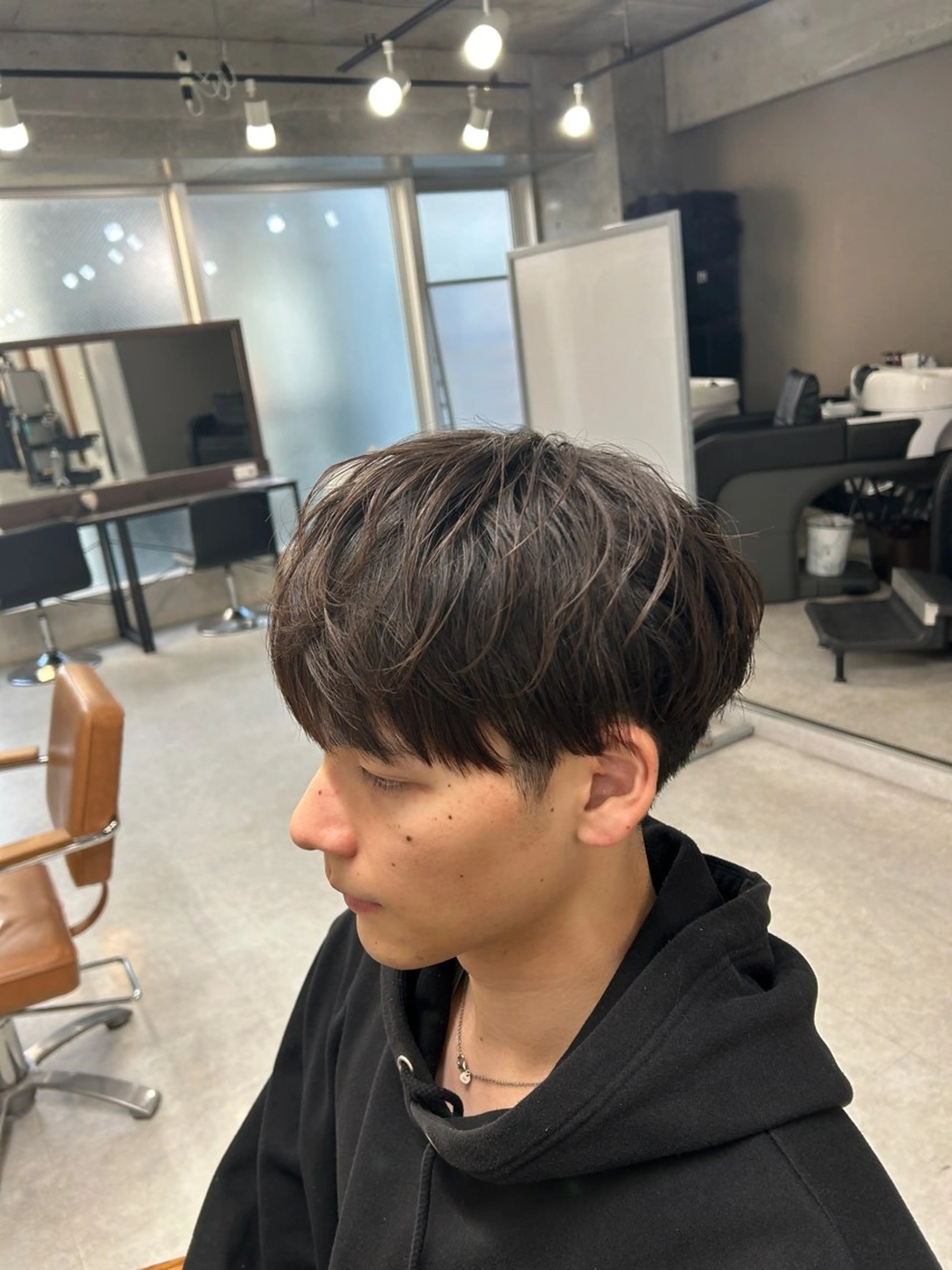 パーマ メンズ カット パーマ トリートメント ヘッドスパ ヘアセット カズキ🌼SNSモデ ル募集中のヘアスタイル