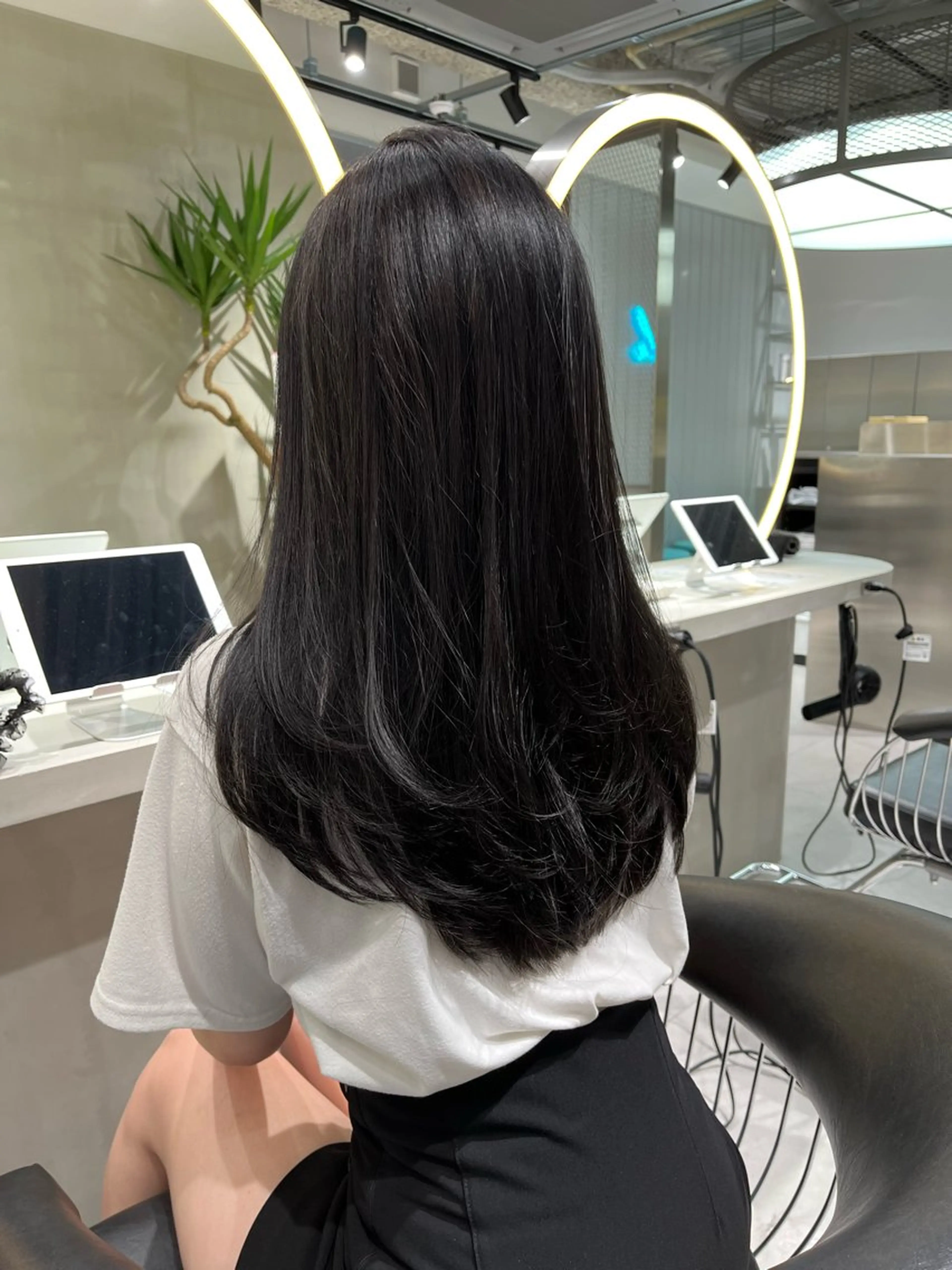 セミロング カラー トリートメント 谷川が作る熊本1🥇 レイヤーカットのヘアスタイル