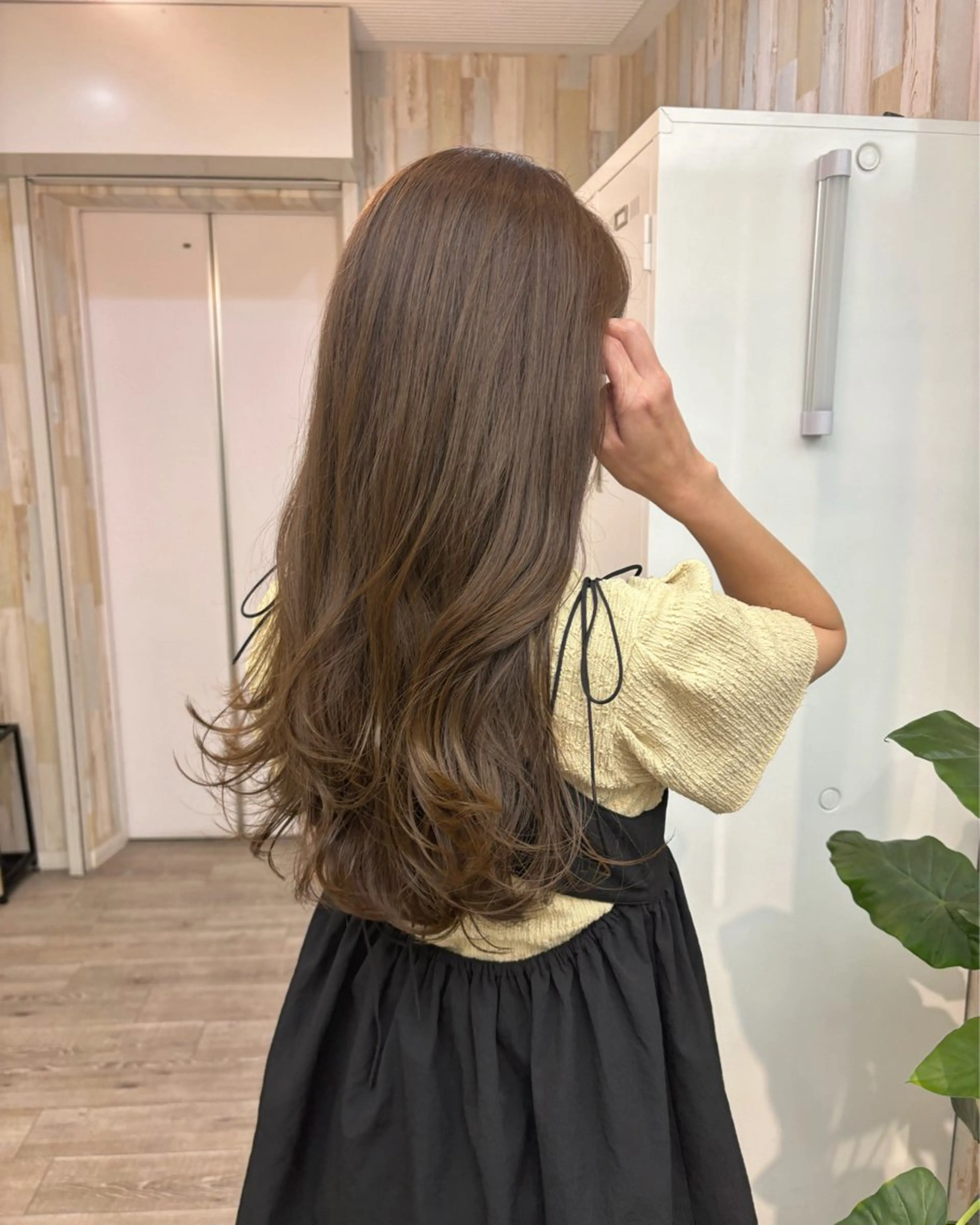 【新規限定/予防美容】 カット+髪質改善inケアカラー+トリートメント+スパの写真