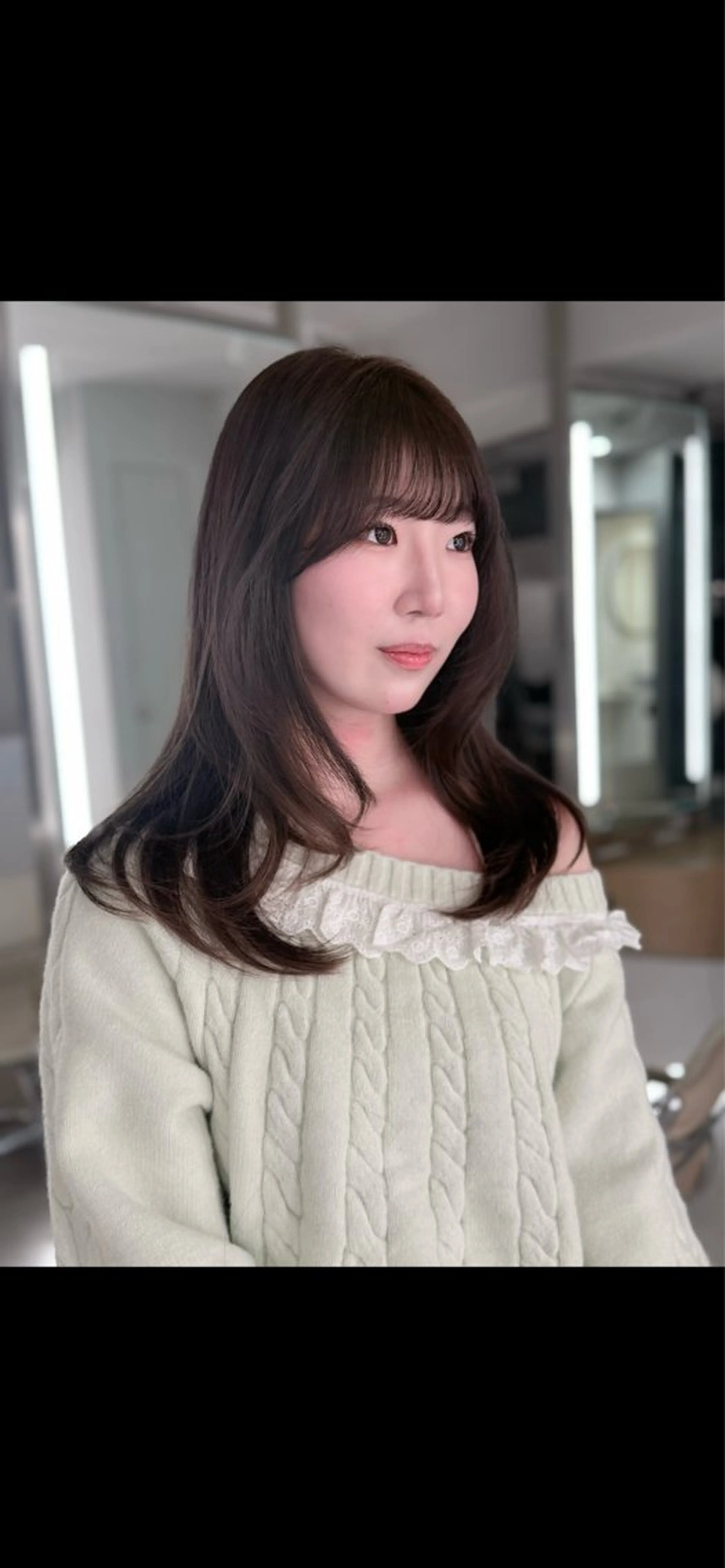 ロング ayu omochaのヘアスタイル