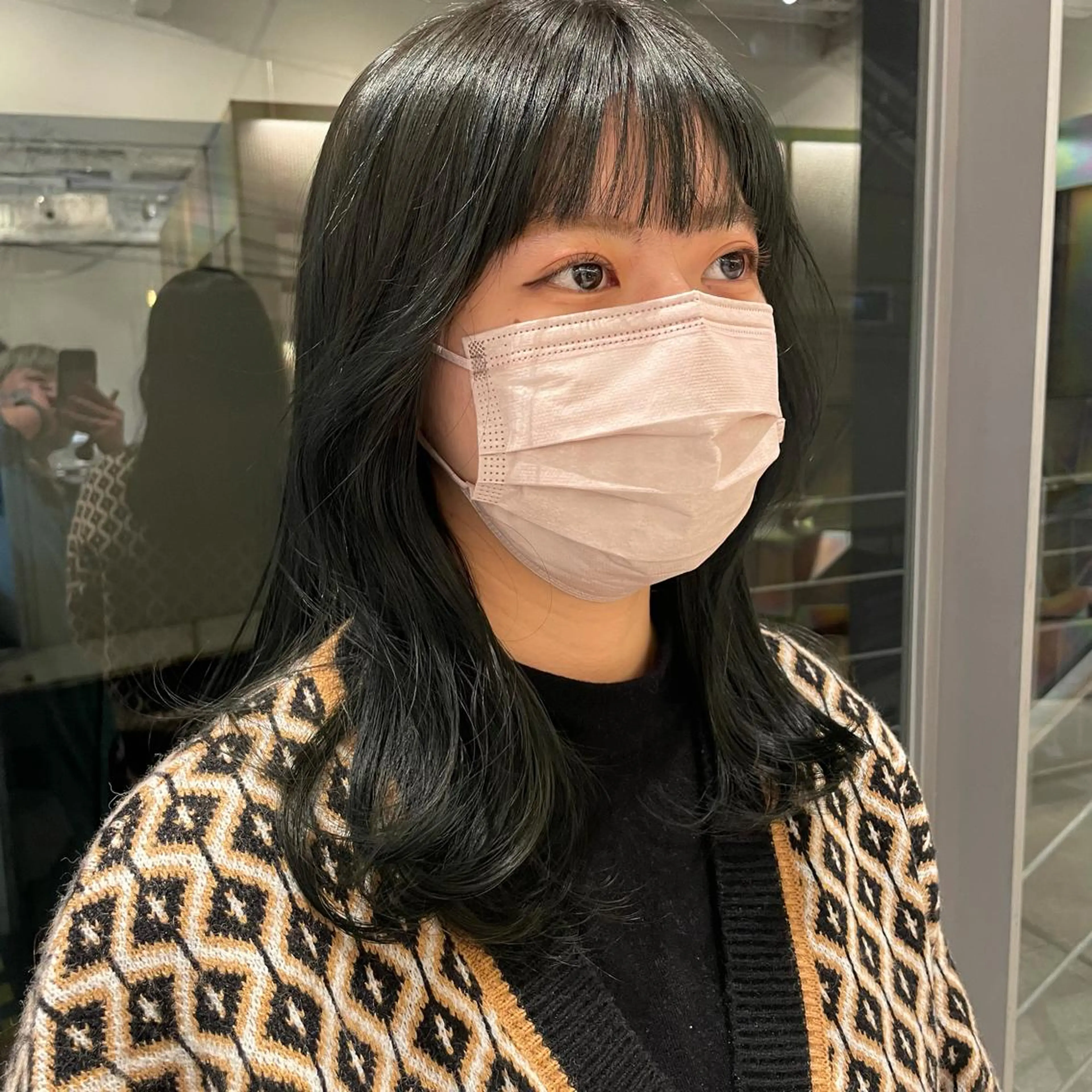 ミディアム 縮毛矯正 Ammy 池袋所属・韓国ヘア&耳ツボ💎 池袋/himeriのその他イメージ