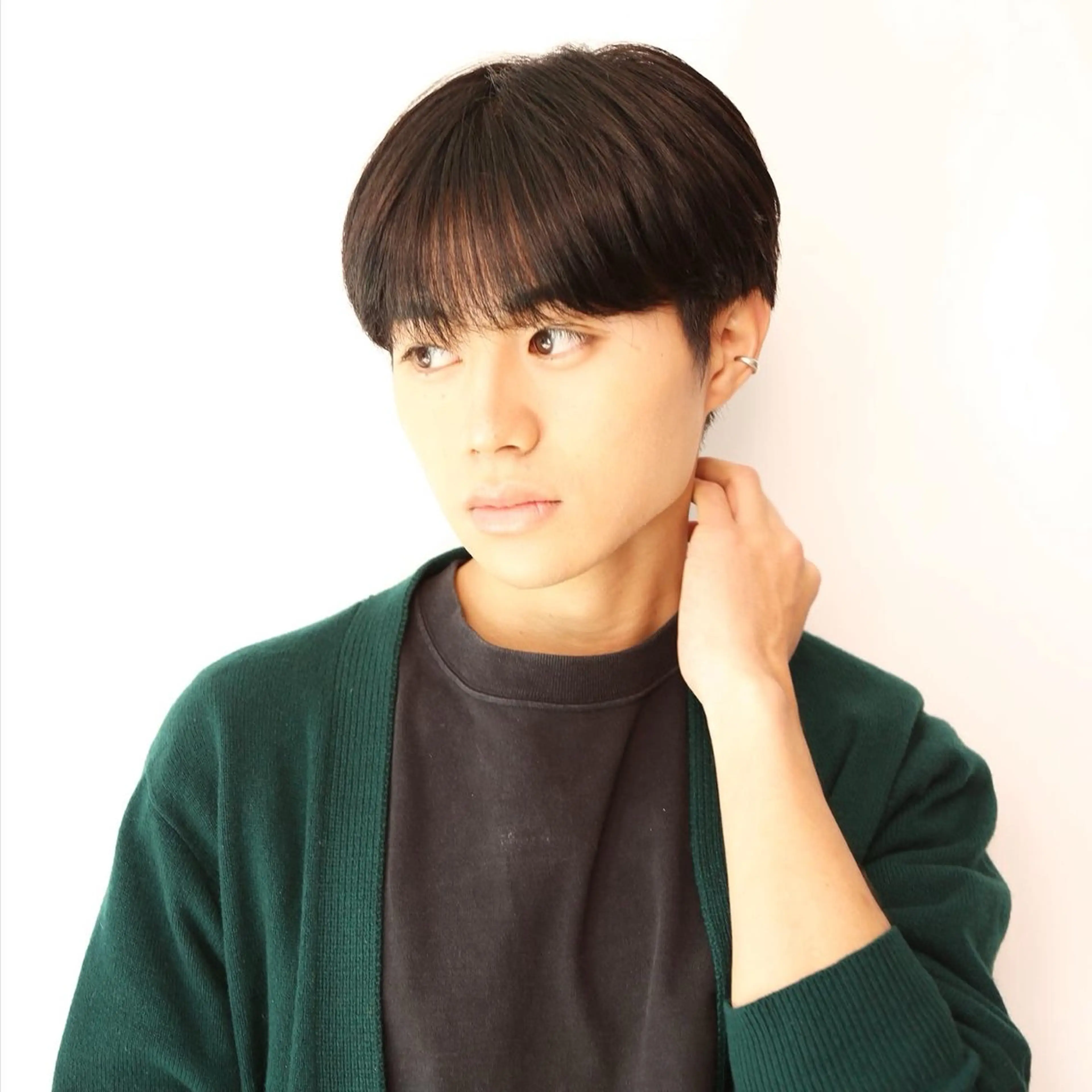 ショート メンズ ビジネス メンズ韓国風 韓国マッシュ マッシュ シースルーマッシュ カット ヘッドスパ IZUMI/表参道/ メンズ特化/ビジネスのヘアスタイル