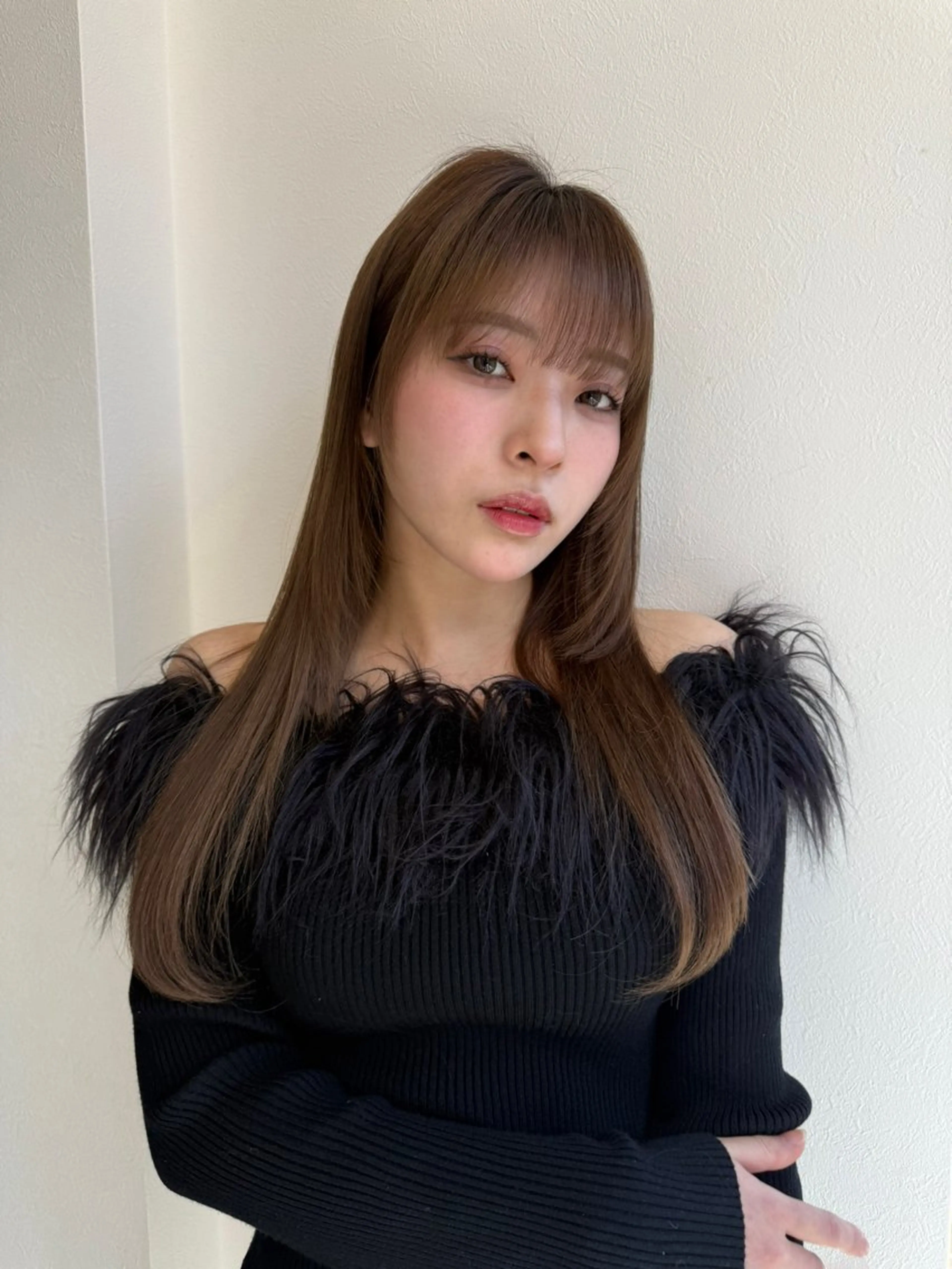 ロング カラー きむらさくら/透明感 /レイヤーカットのヘアスタイル