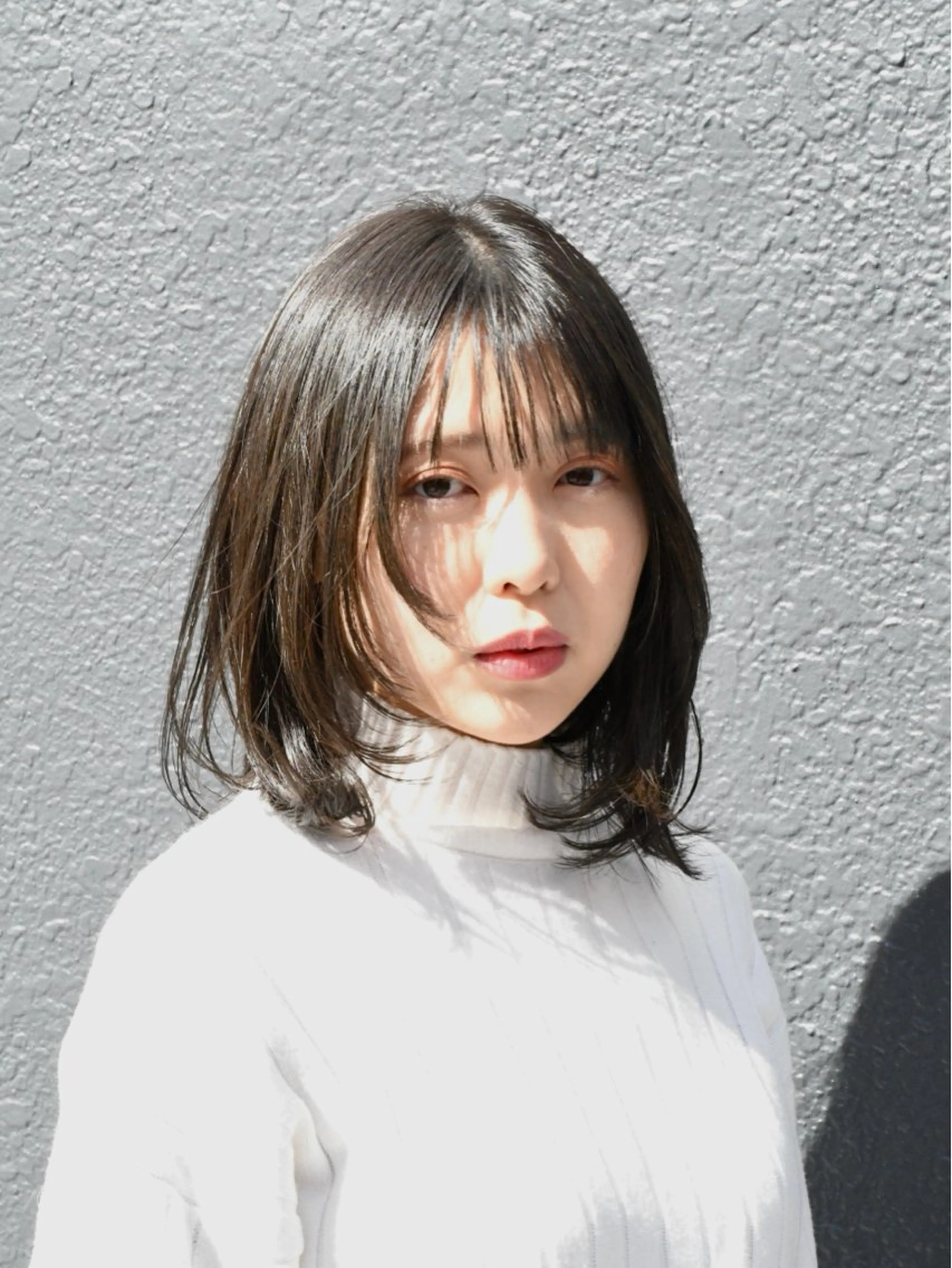 ミディアム レイヤーカット カット ヘアカラー トリートメント 🎀似合わせカット/ ボブ/佐瀬千枝🎀のヘアスタイル