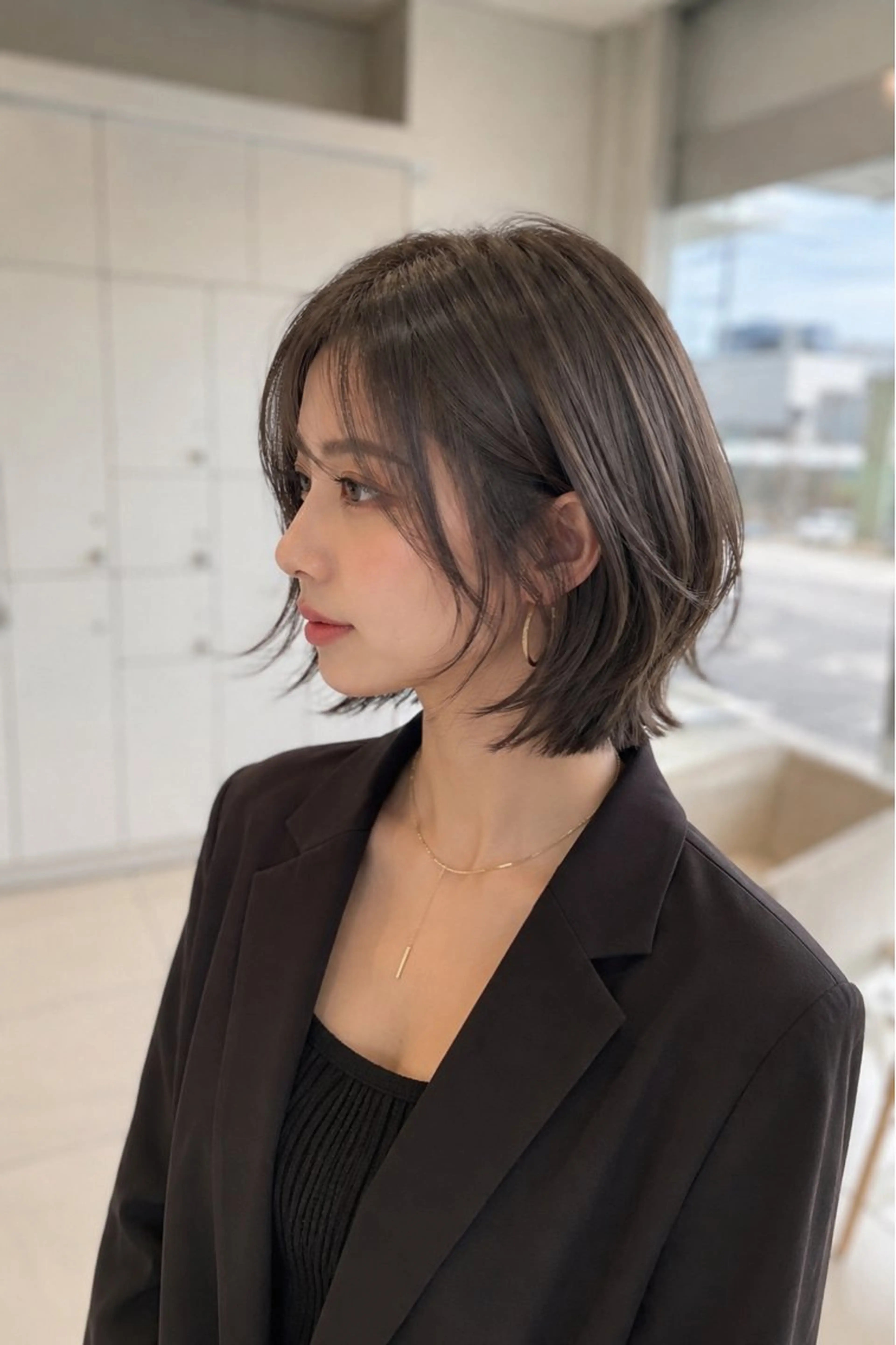 ミディアム カット 金子 直樹のヘアスタイル