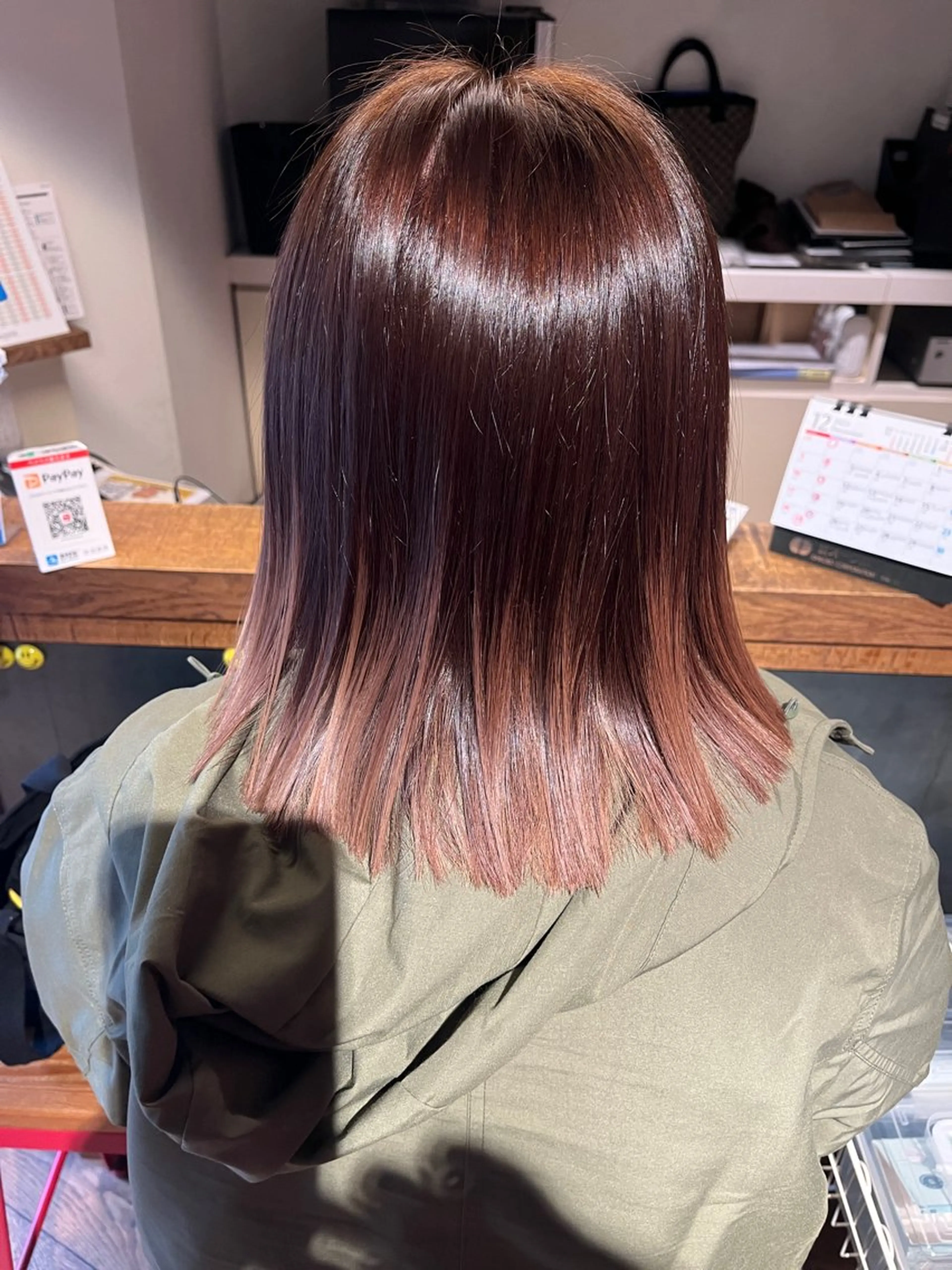 ミディアム カット ヘアカラー トリートメント IT’s所属・韓国好き🇰🇷 美容師MIKUのヘアスタイル