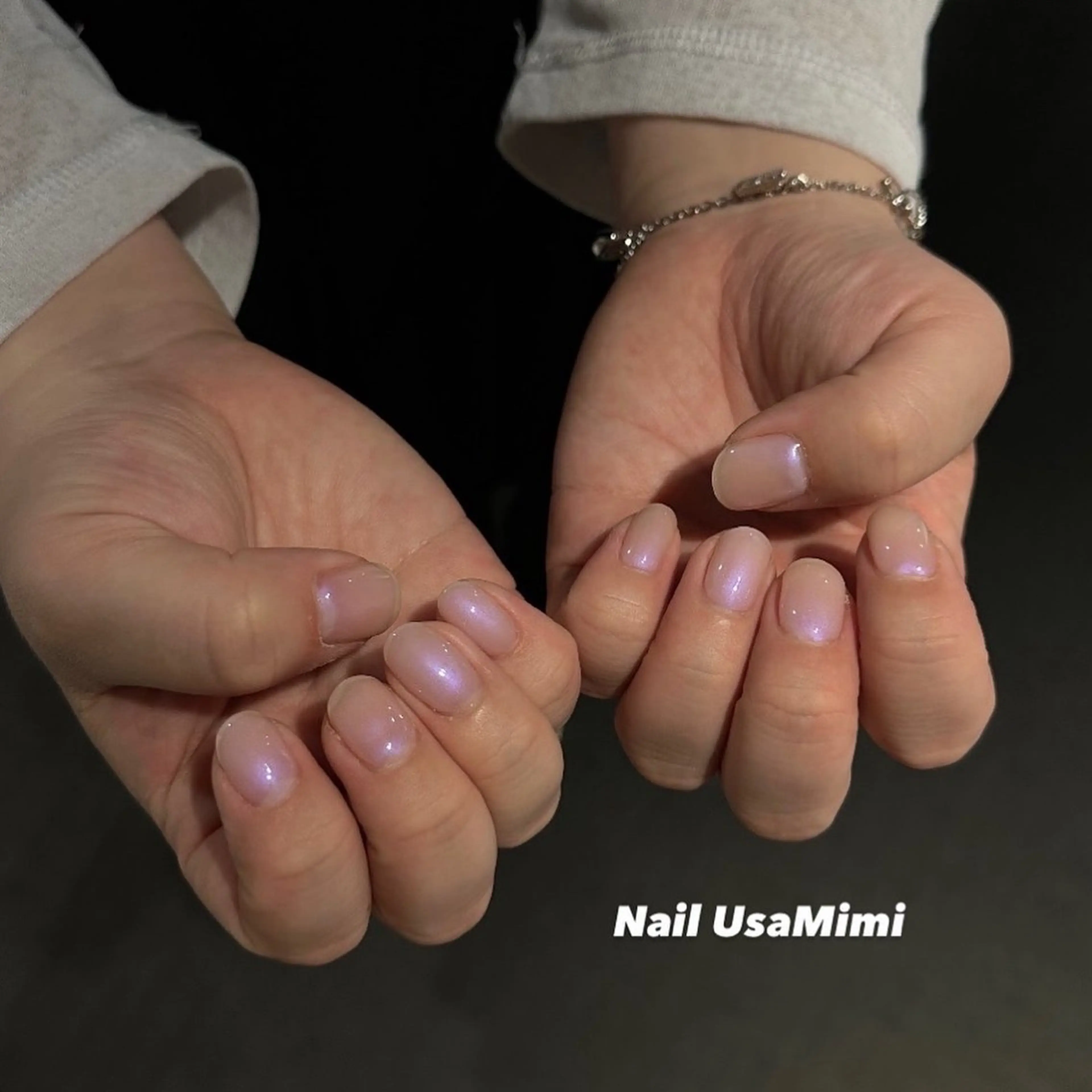 ネイル ハンドネイル 本町NailUsaM imi MOMOKAのネイルデザイン