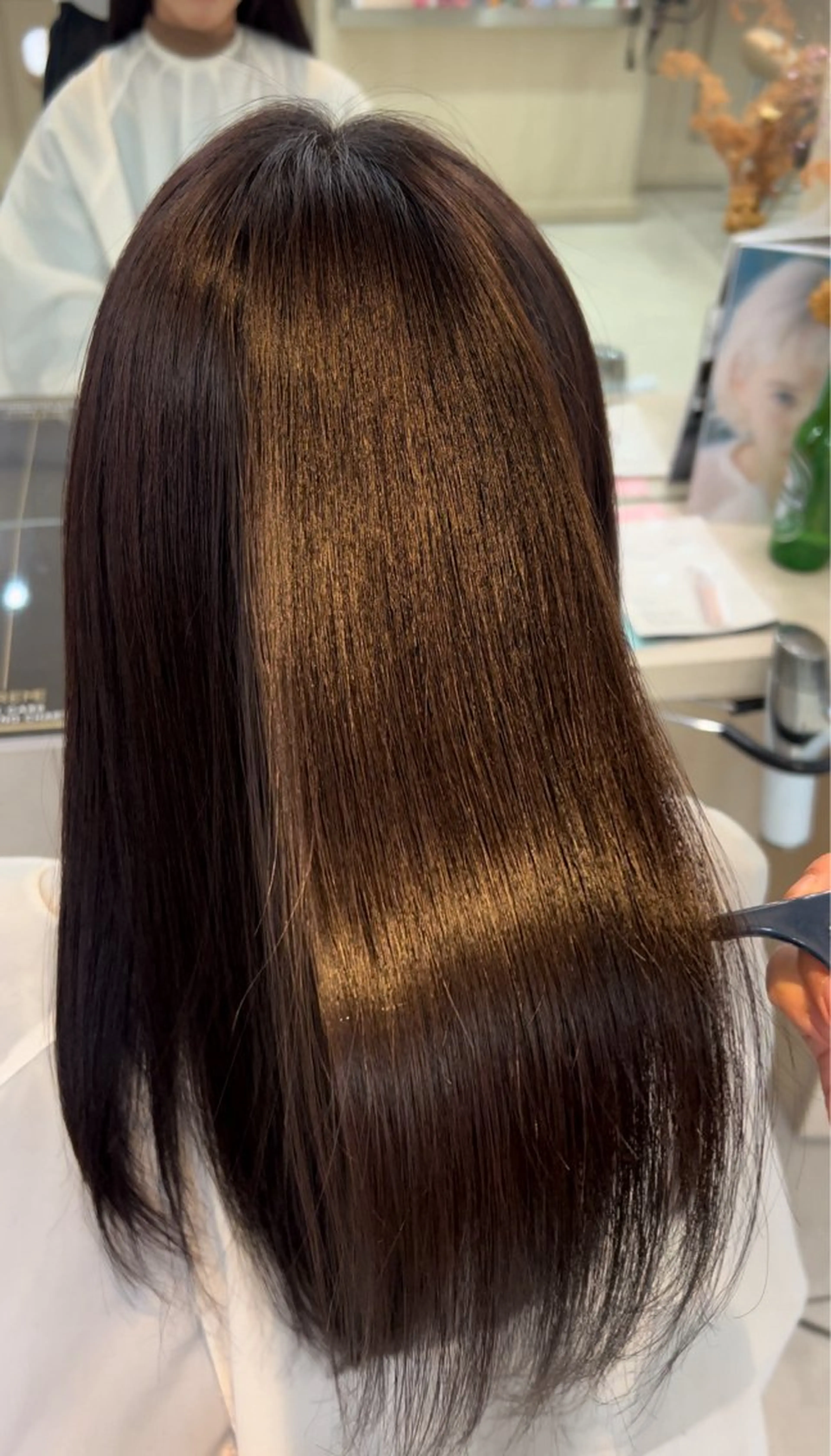 ロング 髪質改善 暖色カラー🪷 オタク美容師🎶のヘアスタイル